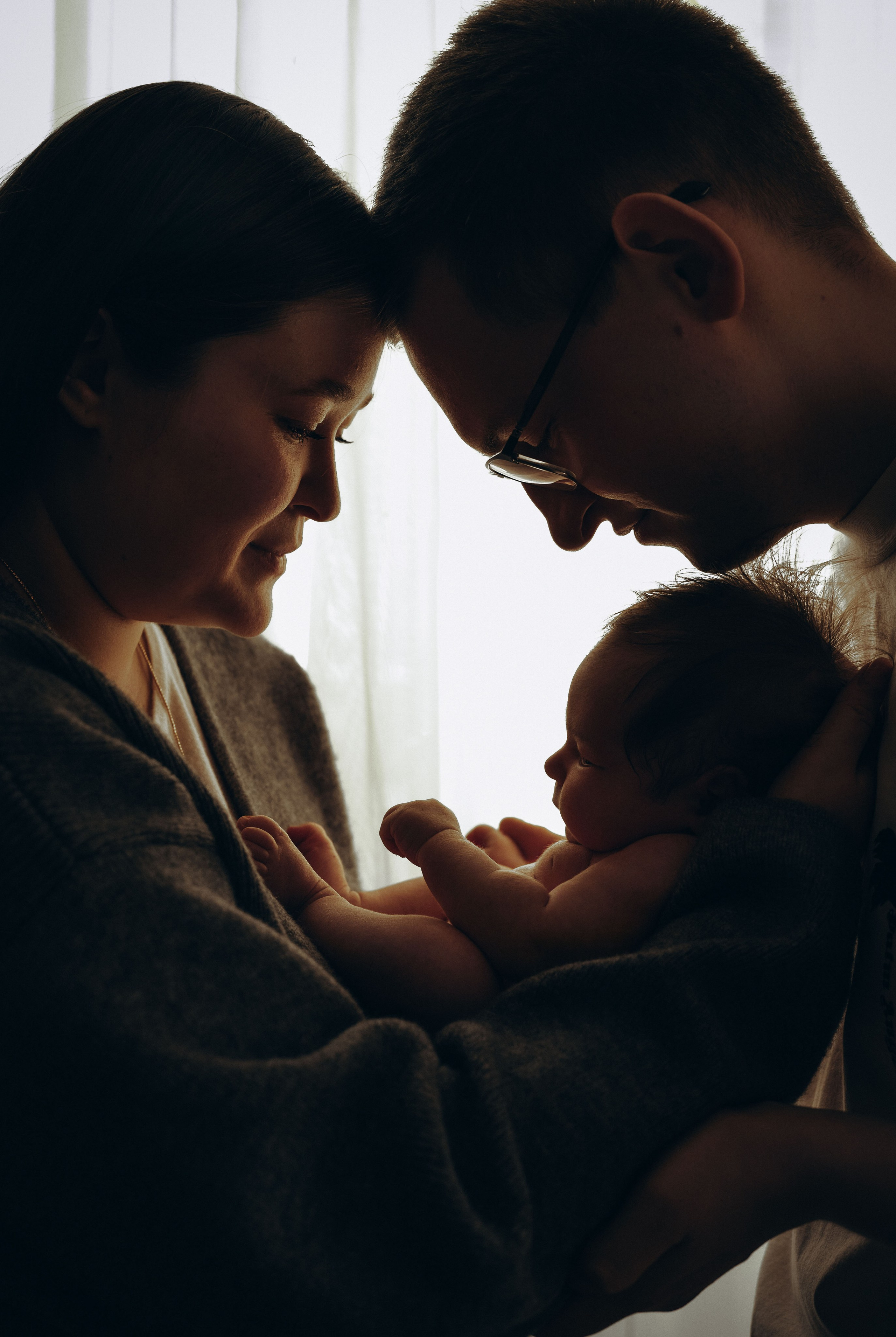 Анна, Вячеслав и Евгений. Фотограф беременности и семьи, домашние съемки, Ньюборн