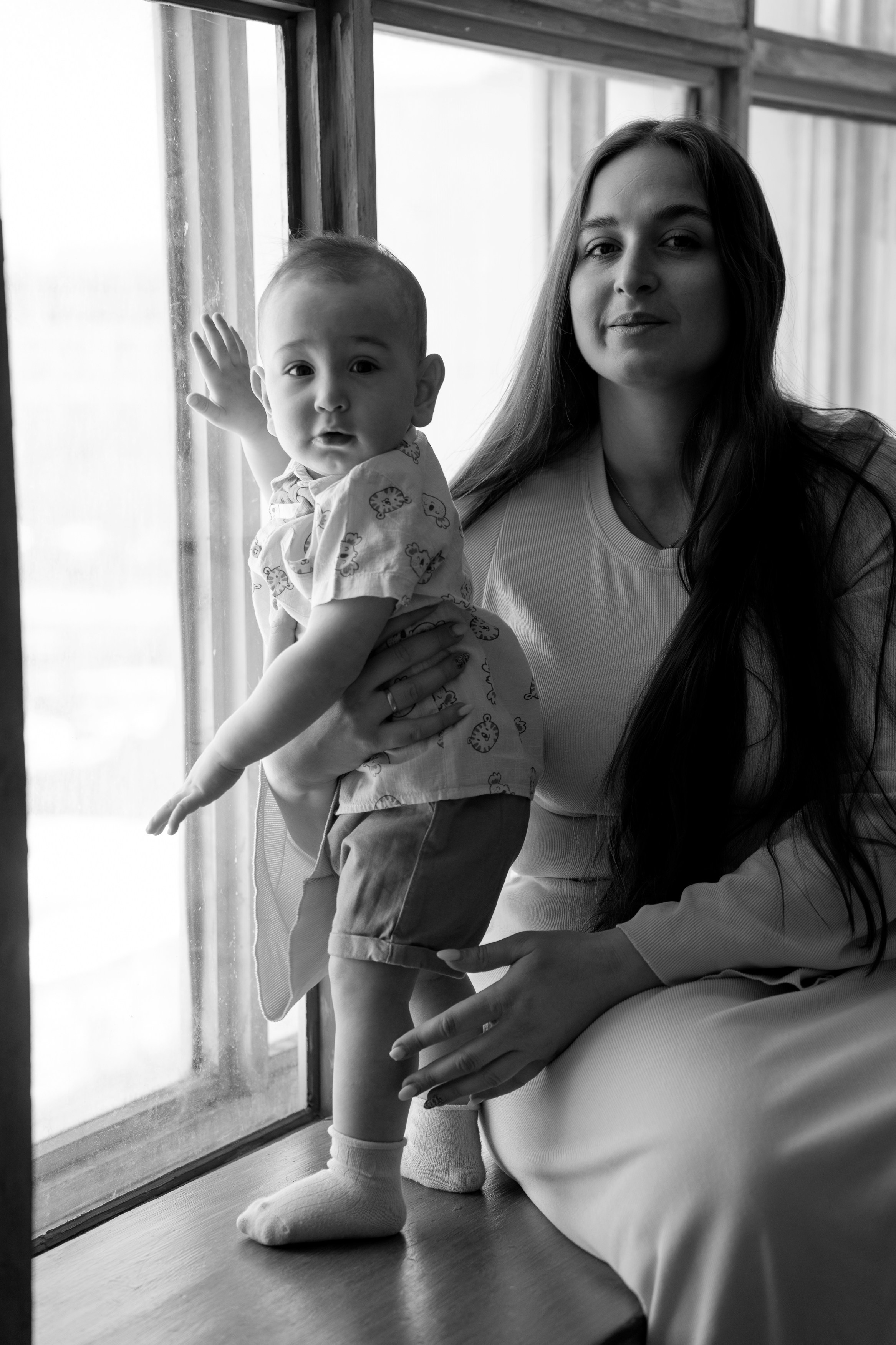 Семейная фотосессия в студии. Портретный фотограф Олеся Владимирова в Москве