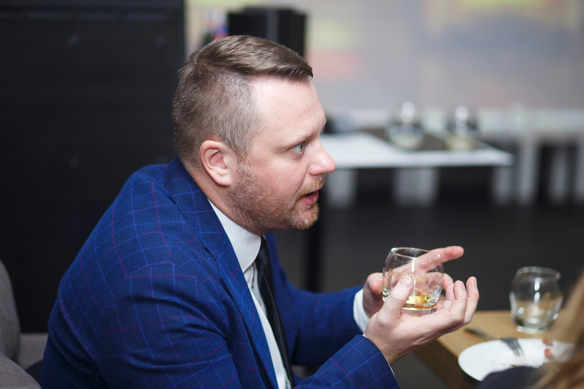 Dinner Chivas. Reportage and staged photographer Natalia Sannikova