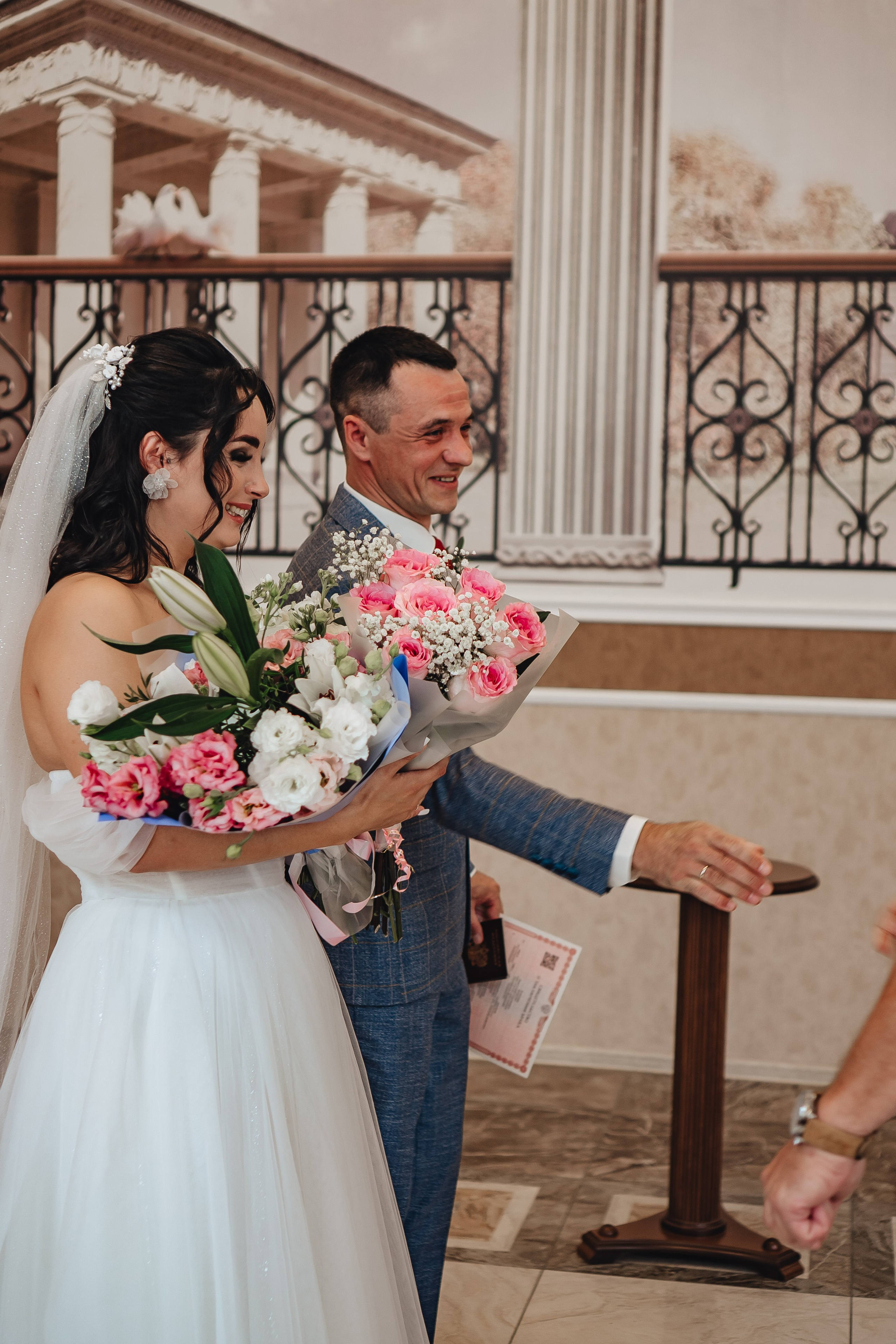 СВАДЕБНАЯ СЬЕМКА В ЗАГСЕ НА МОСКОВСКОМ ПРОСПЕКТЕ. Профессиональный фотограф, Санкт-Петербург — Виктория Богомолова