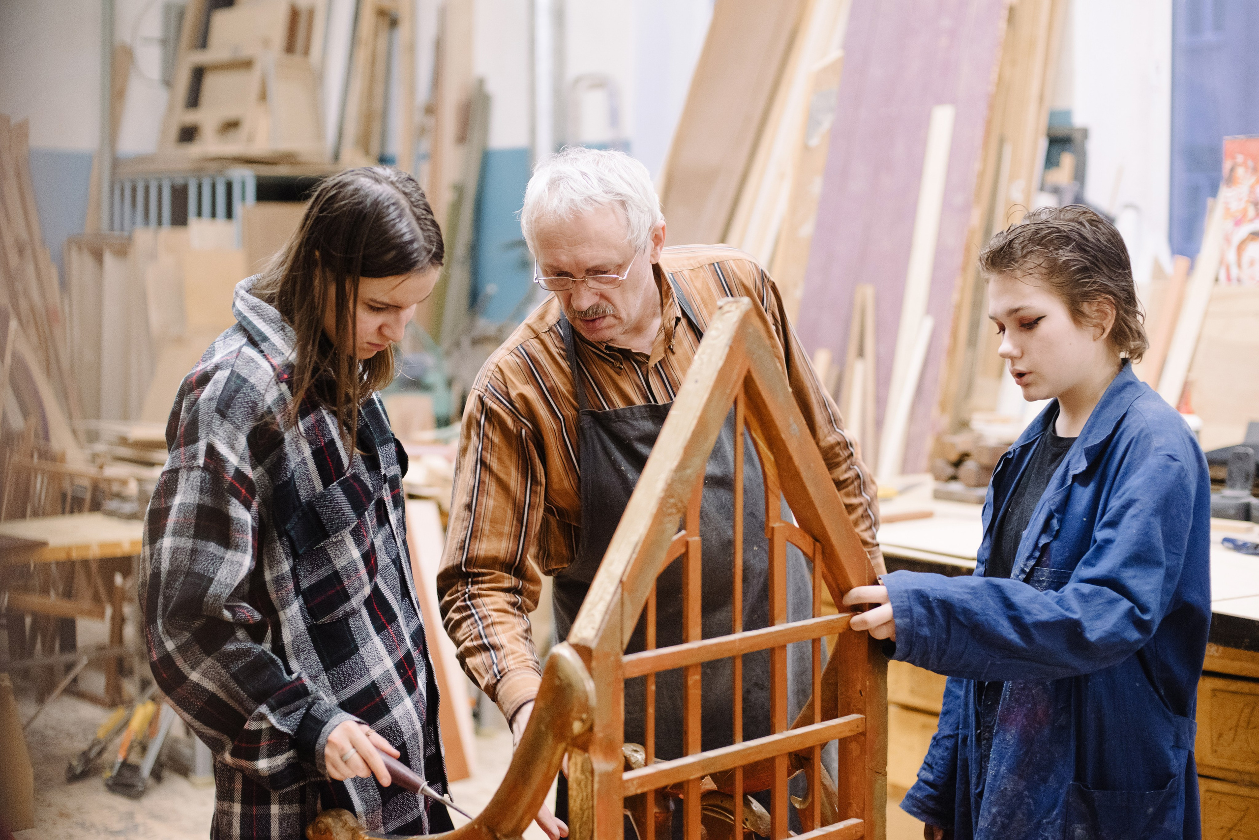 ТЮТ. За сценой. Мастерские. Фотограф Алиса Калинина