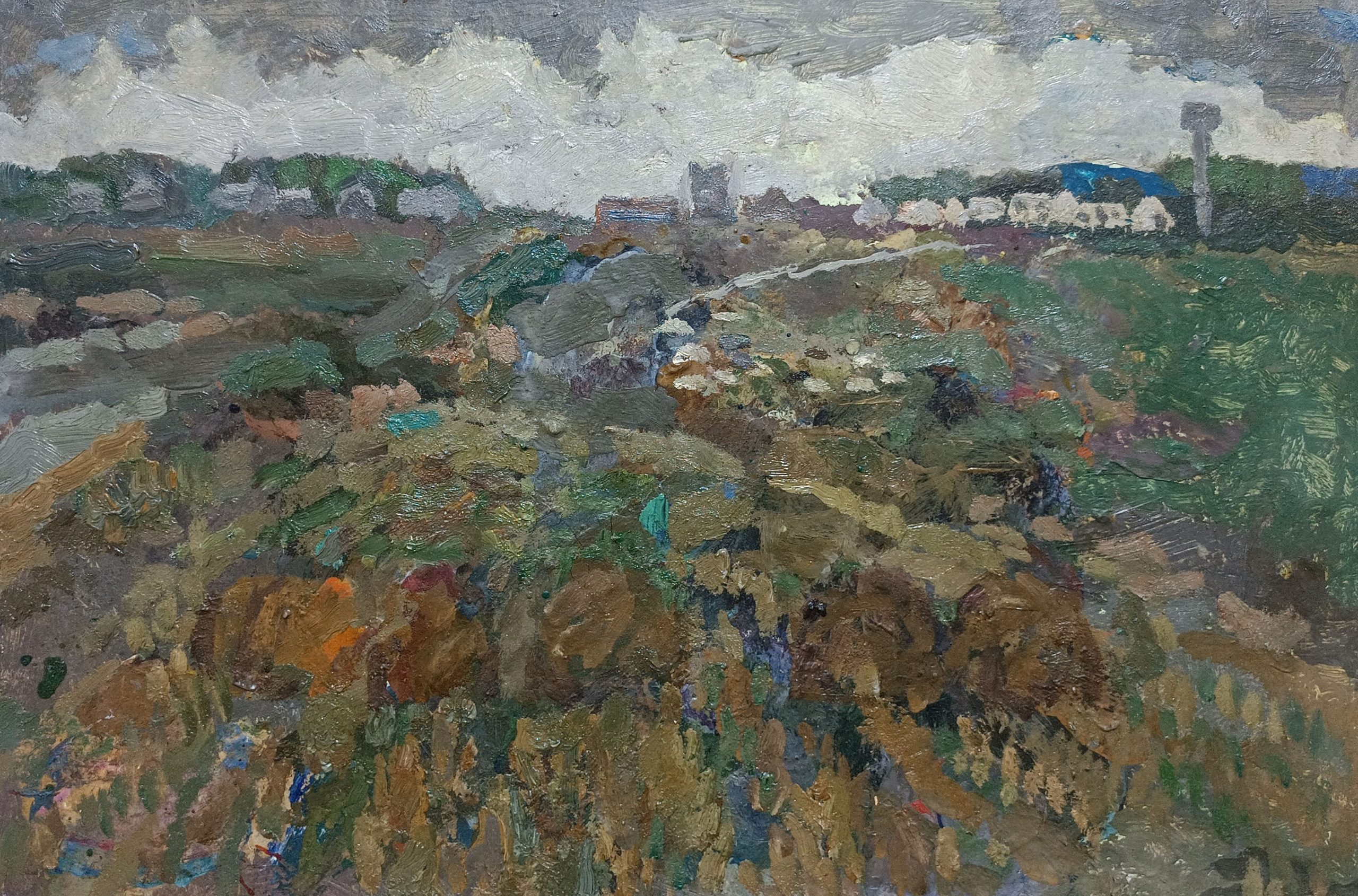 «Копны» 1990 года. Художник Величко Вадим Семёнович