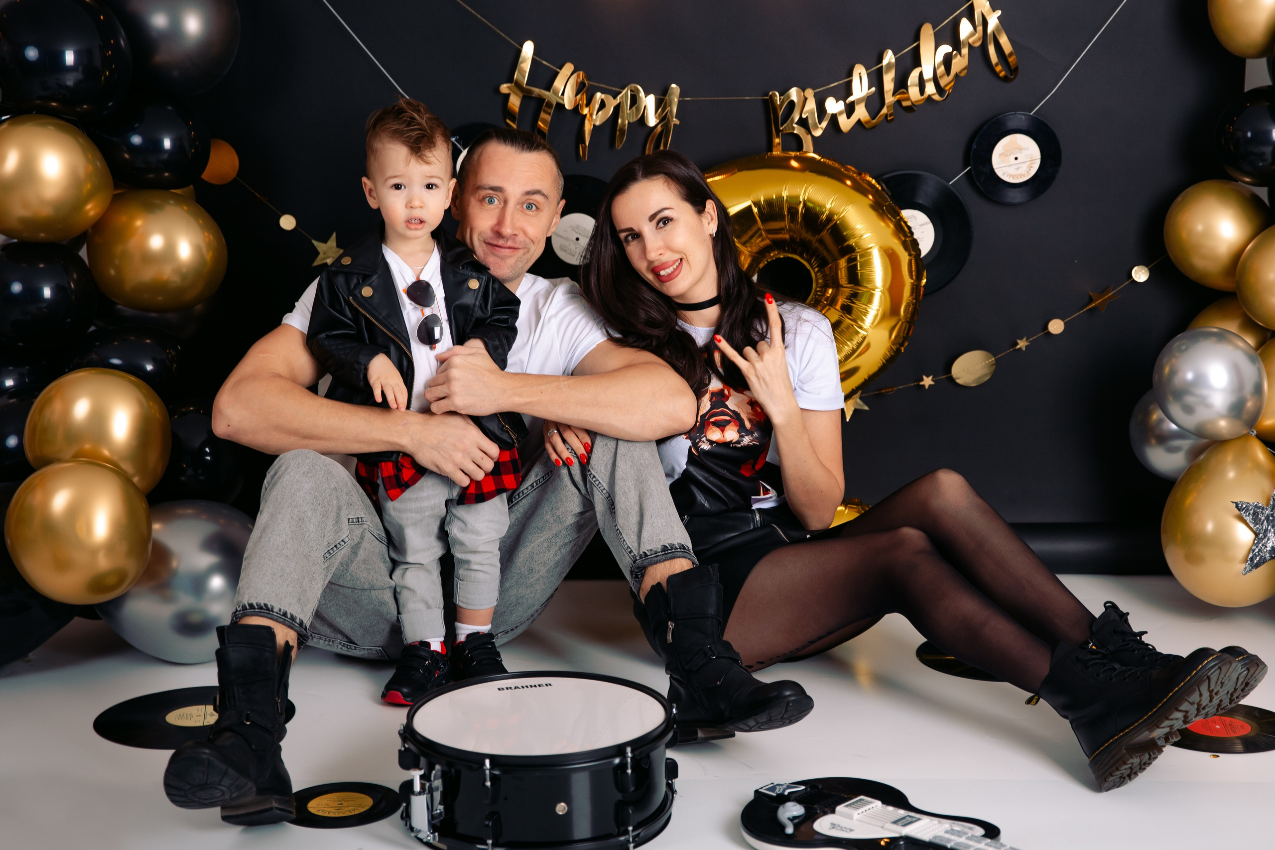 День рождения Rock star. Детский и семейный фотограф в Санкт-Петербурге Алтухова Ольга