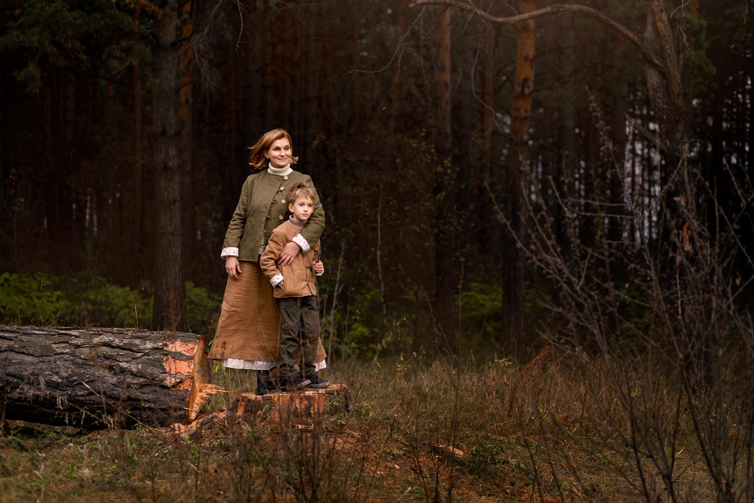 Пикник осенью. Детский и семейный фотограф в Красноярске Елена Коровкина