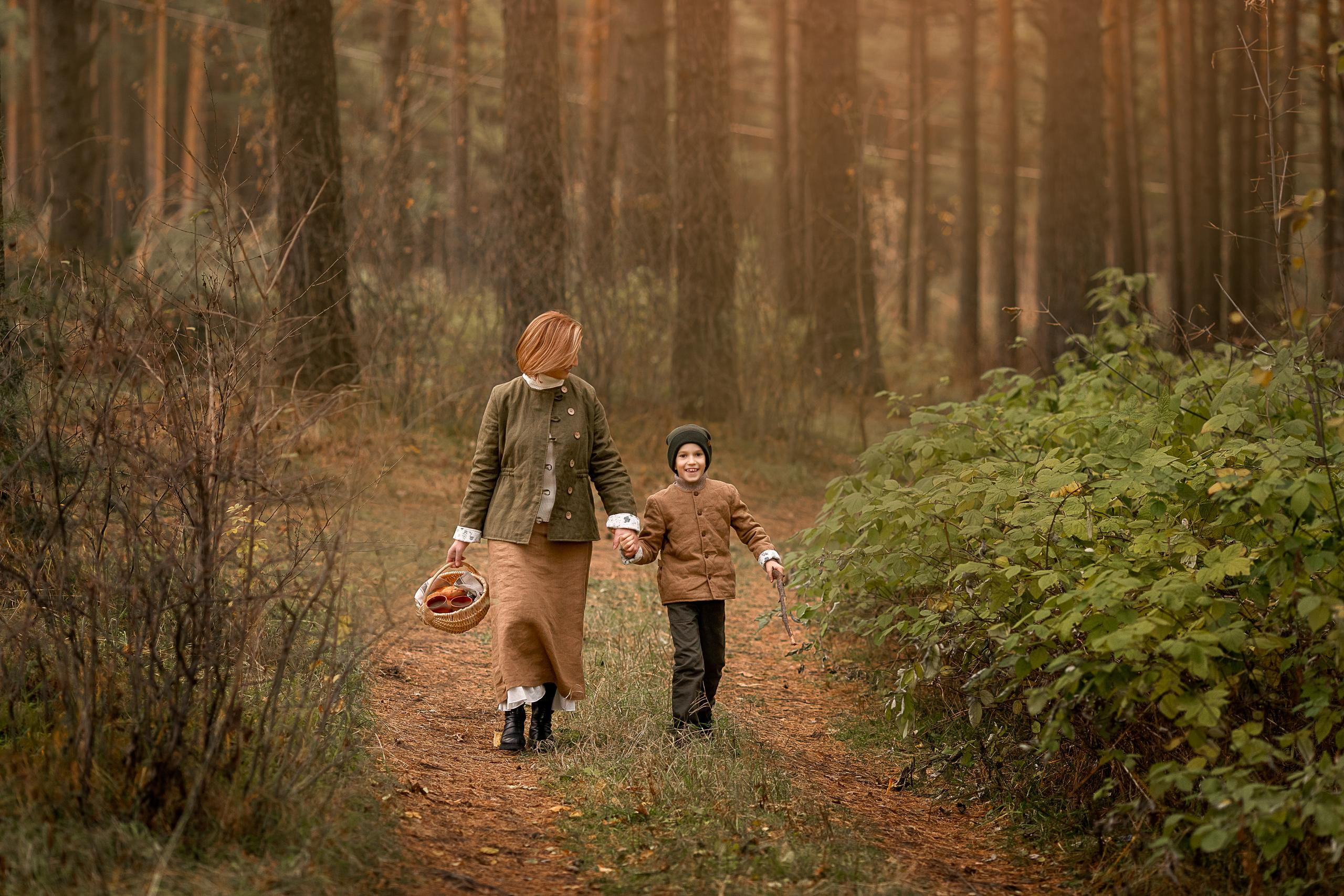 Пикник осенью. Детский и семейный фотограф в Красноярске Елена Коровкина
