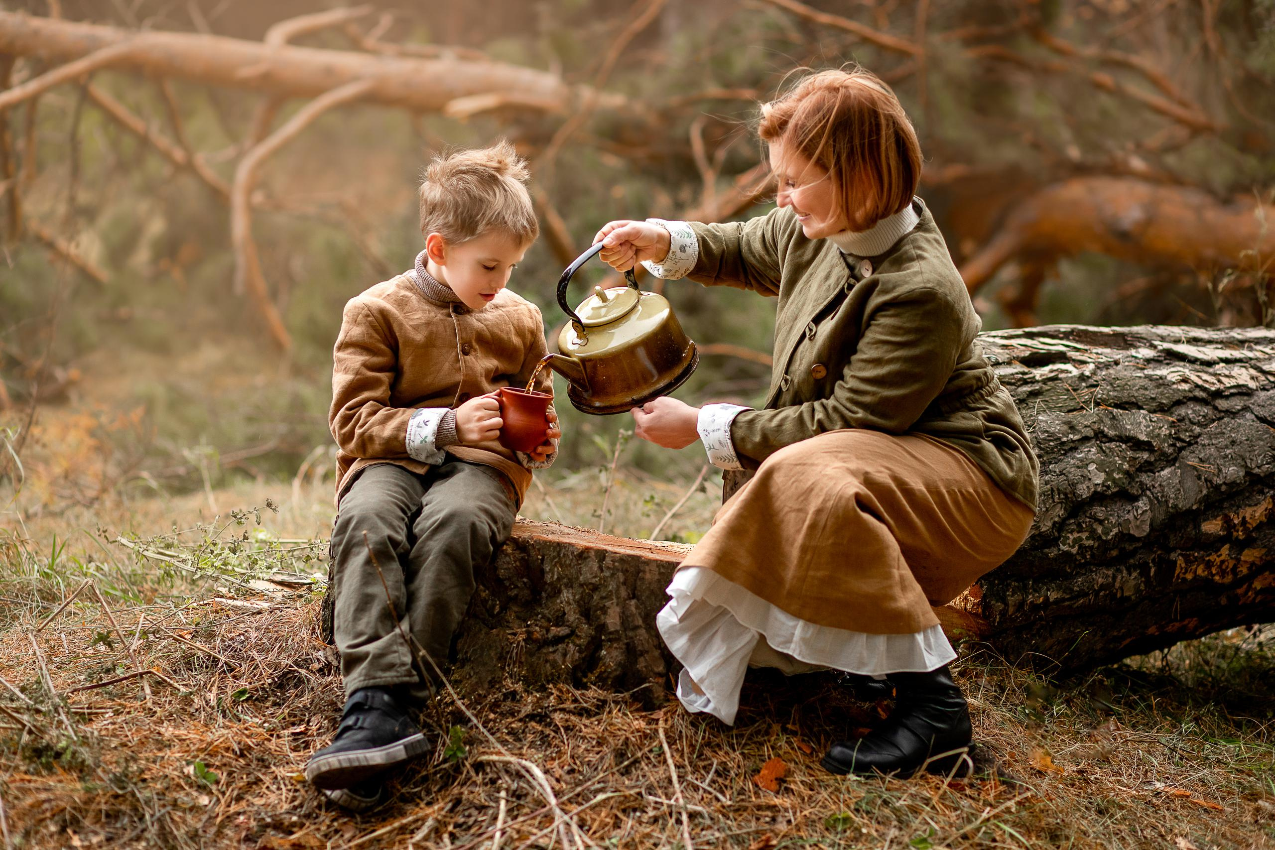 Пикник осенью. Детский и семейный фотограф в Красноярске Елена Коровкина