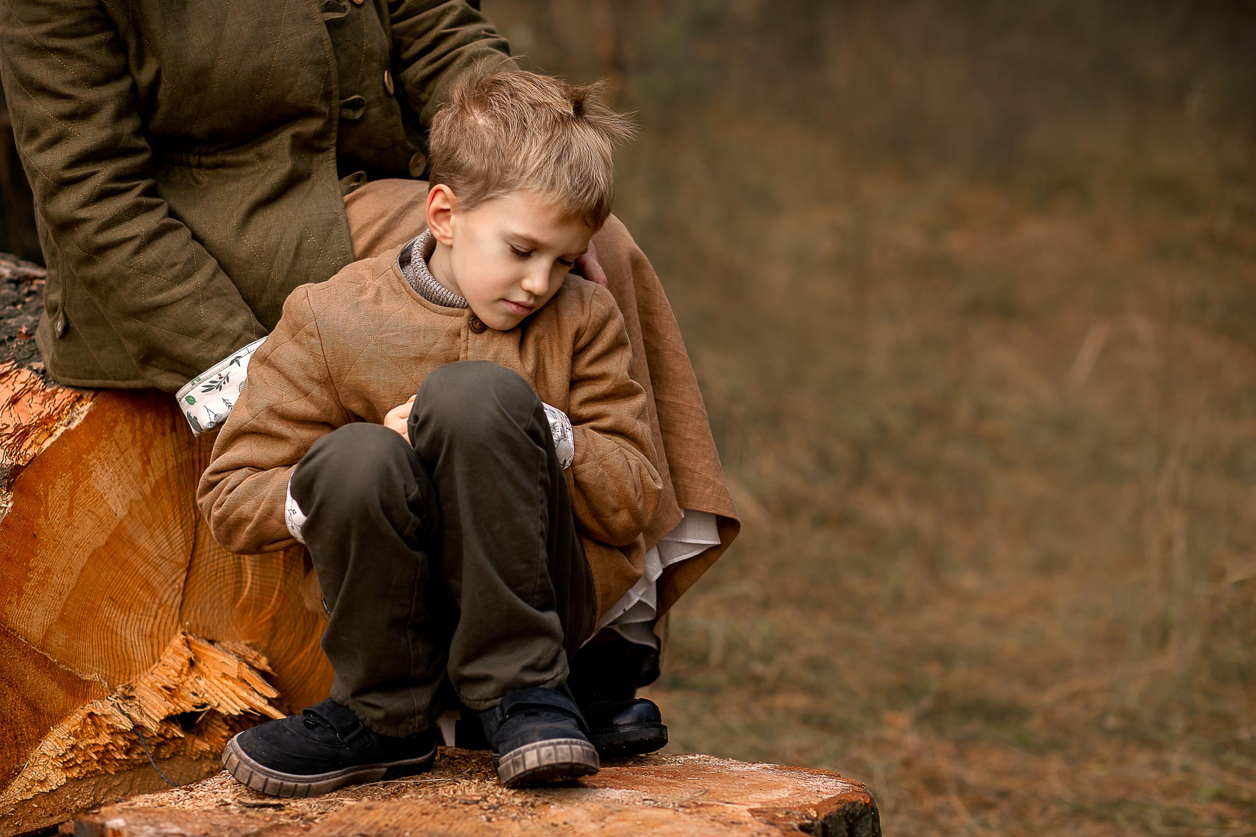 Пикник осенью. Детский и семейный фотограф в Красноярске Елена Коровкина