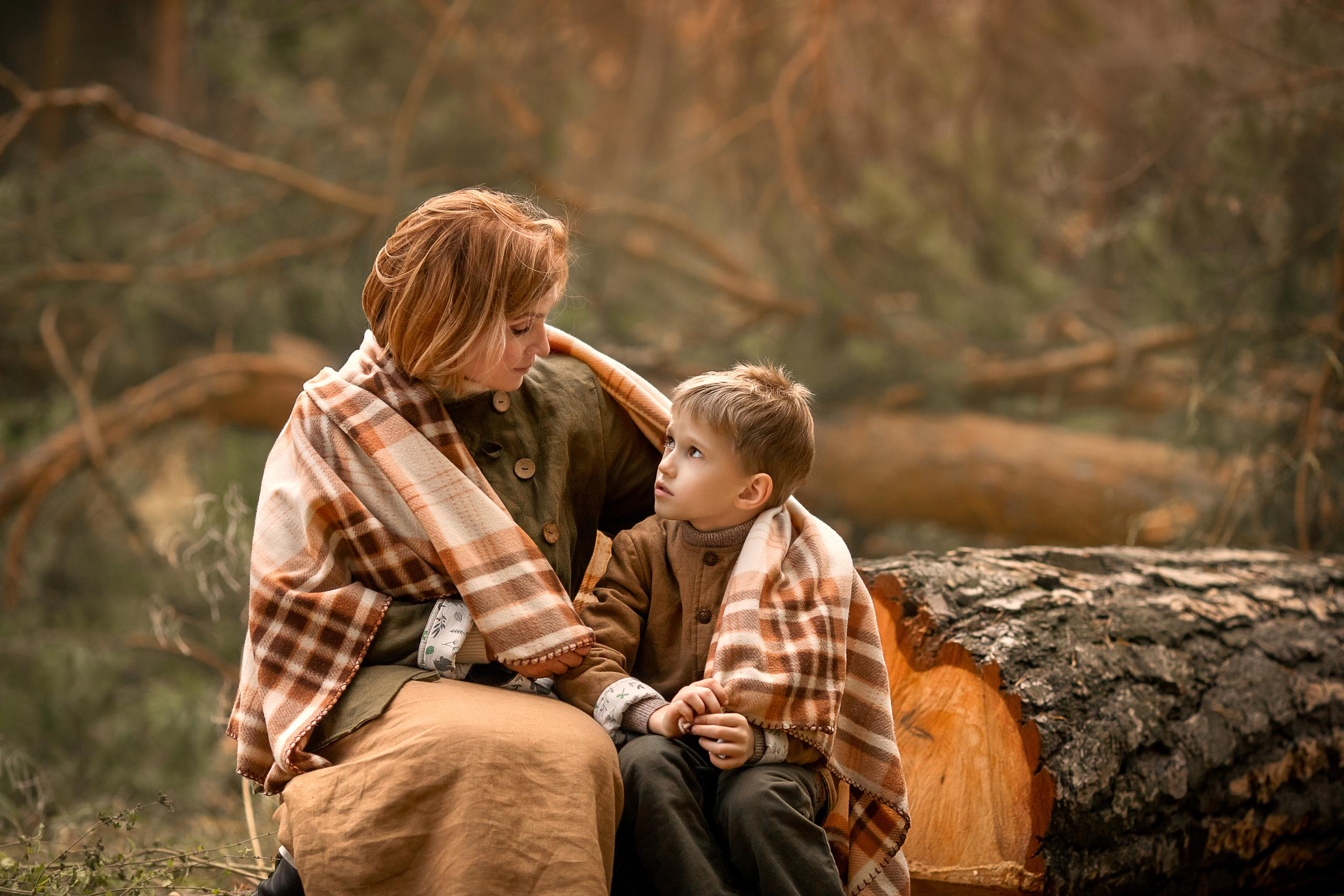 Пикник осенью. Детский и семейный фотограф в Красноярске Елена Коровкина