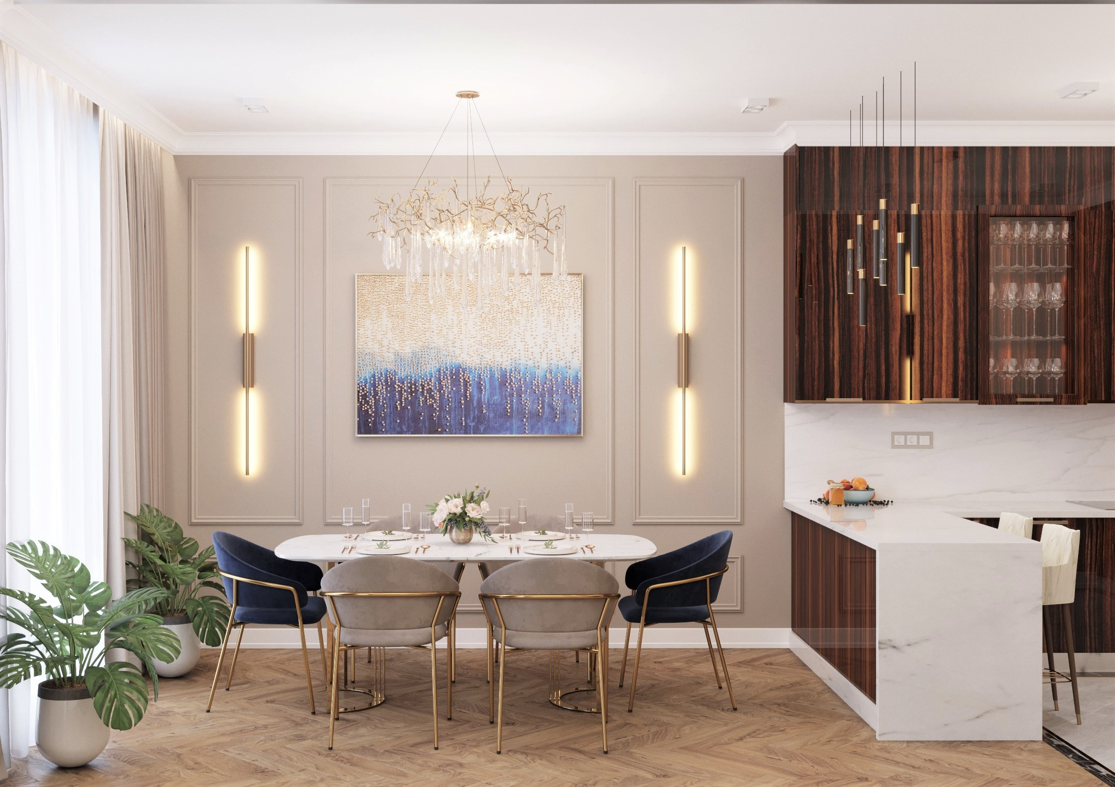 Проект 1 ЖК «Пресня Сити». Artstudio17 Дизайн-студия Ирины Чабан в Москве