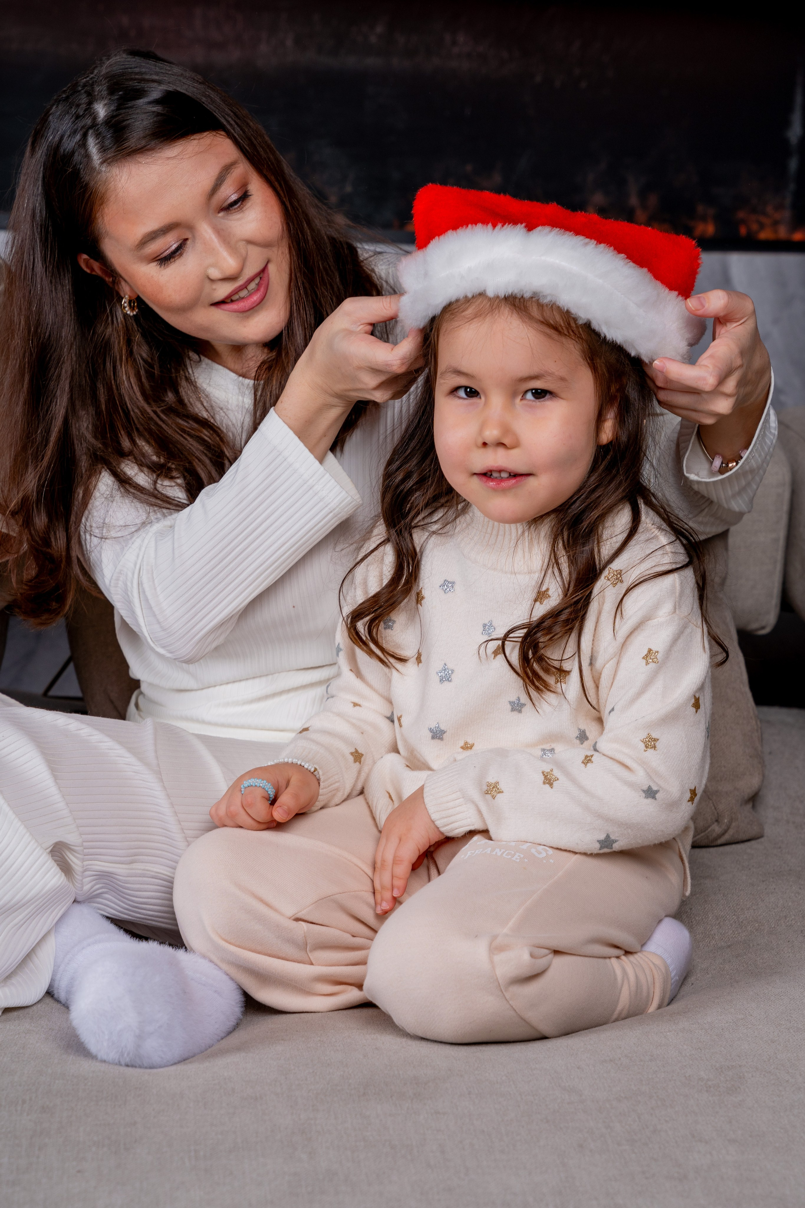 Семейная новогодняя фотосессия. Профессиональный фотограф Ковалева Олеся