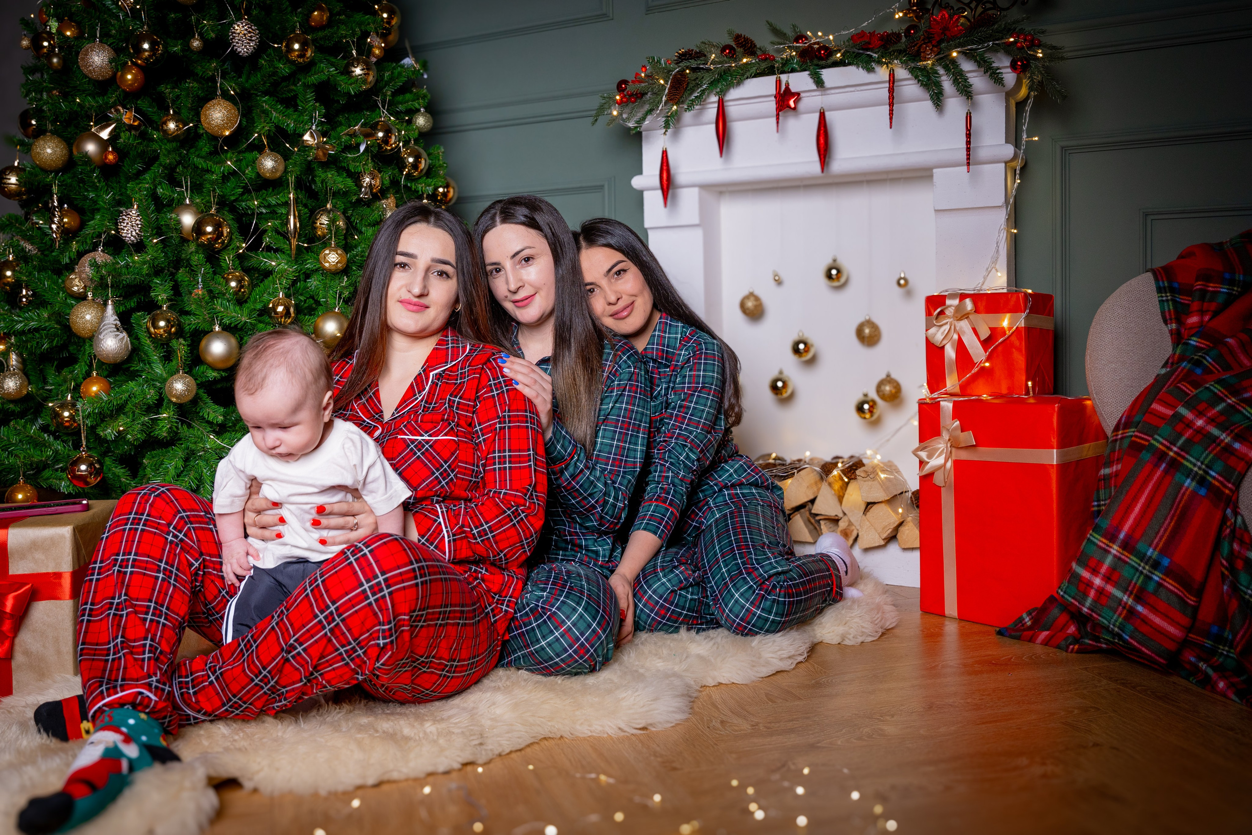 Новогодняя семейная фотосессия. Профессиональный фотограф Ковалева Олеся