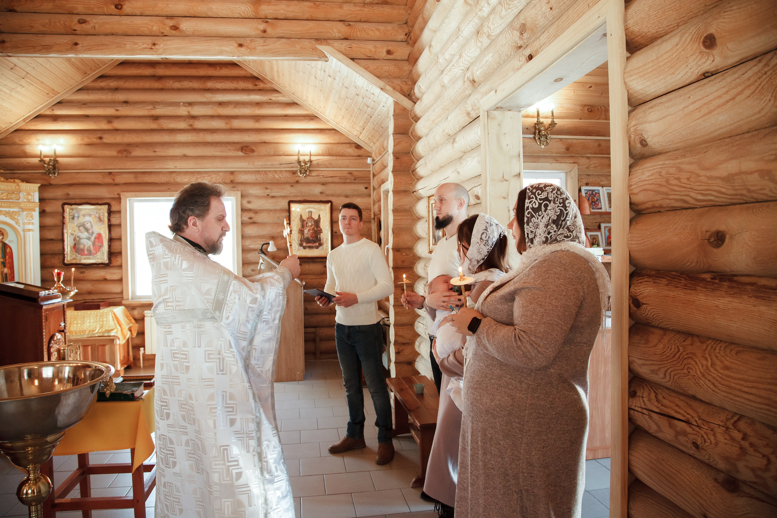 Таинство крещения Дмитрия. Портретный, семейный, свадебный фотограф в Брянске Маргарита Василькова