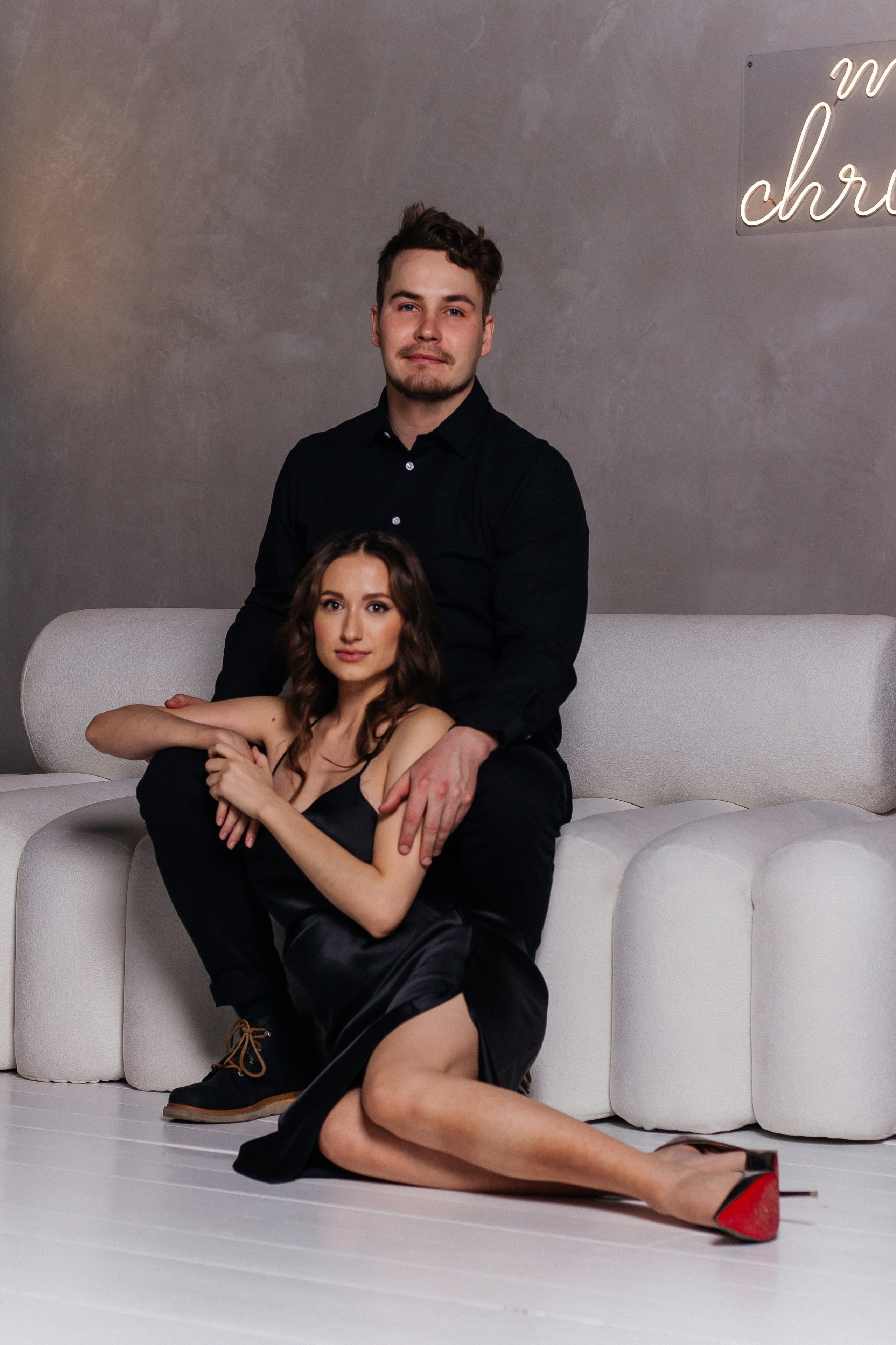 Стильный семейный New Year. Фотограф Красноярск Архипова Алина