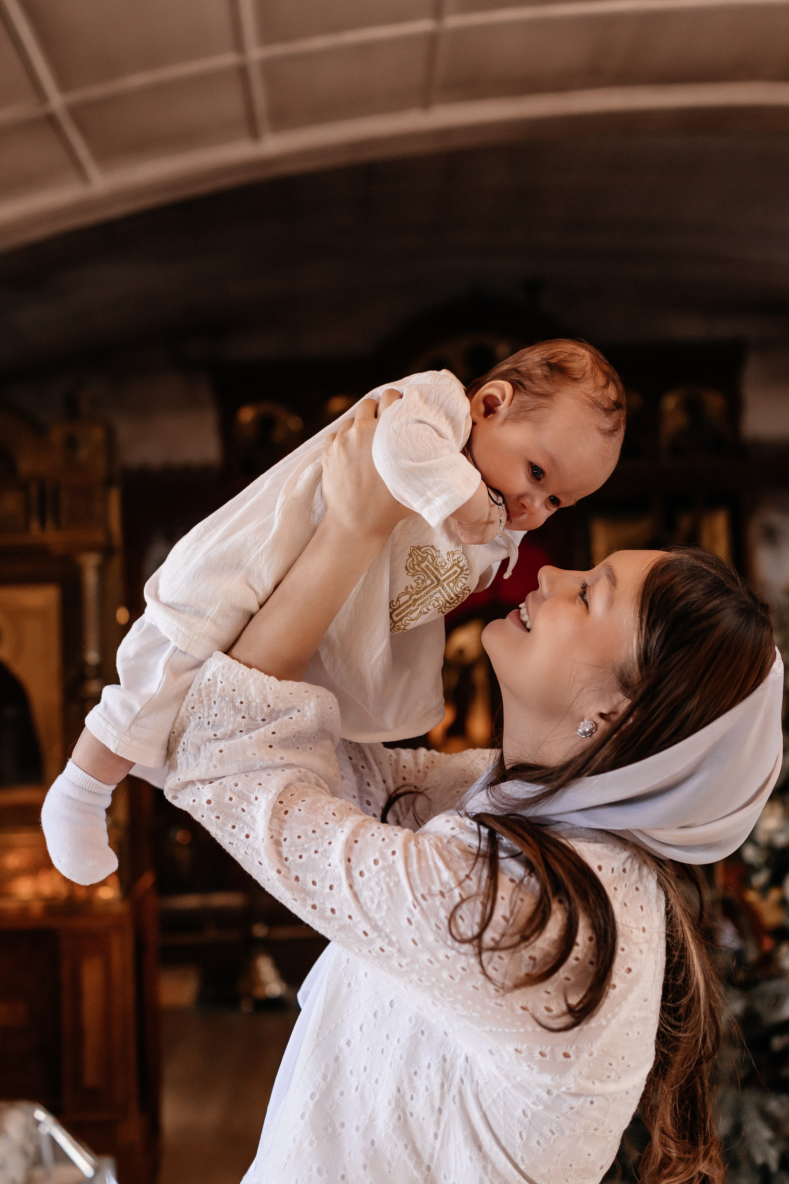 Крещение Артема. Семейный фотограф Минск Усова Ольга