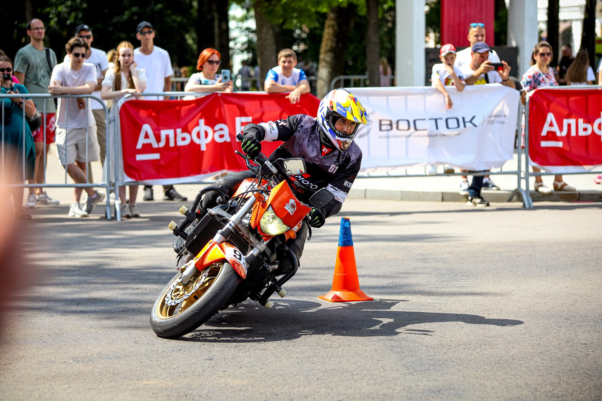Кубок России по фигурному управлению мотоциклом. Спортивный фотограф Вадим Добедченков