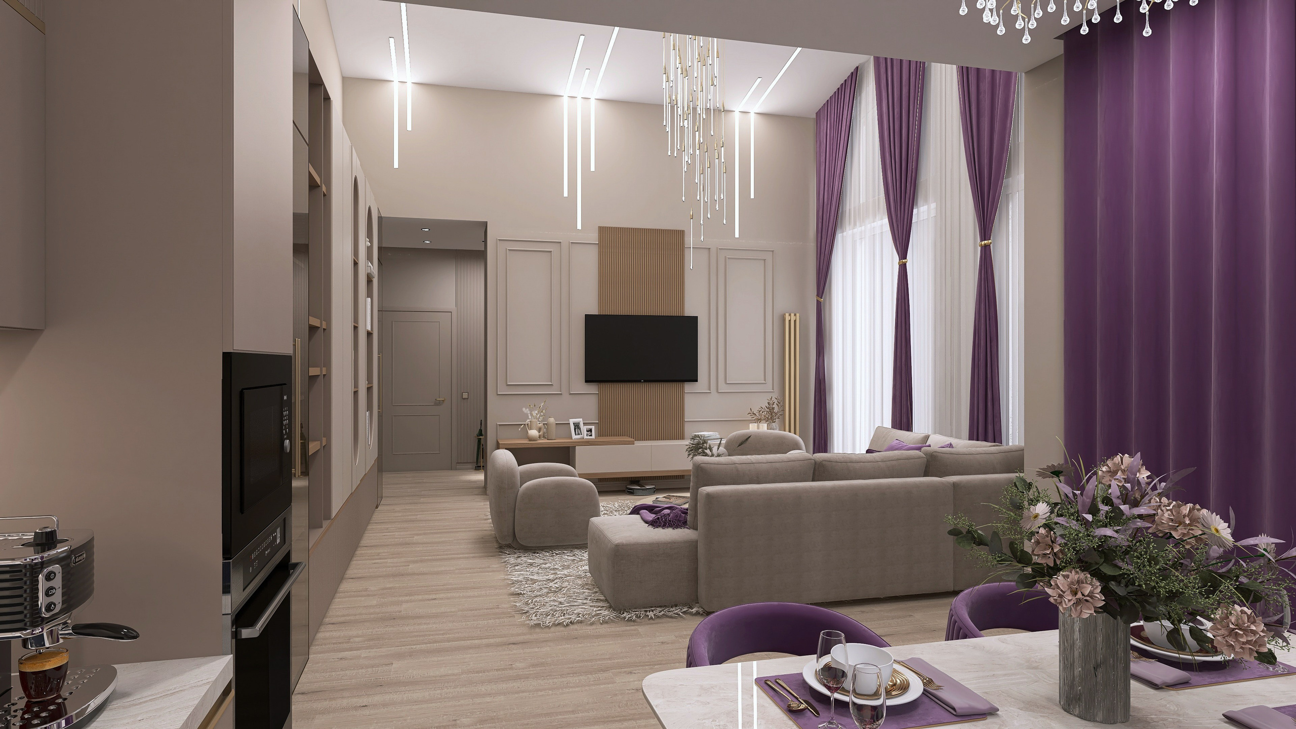 Дизайн-интерьера дома 120 кв.м. Дизайнер интерьера г. Челябинск
