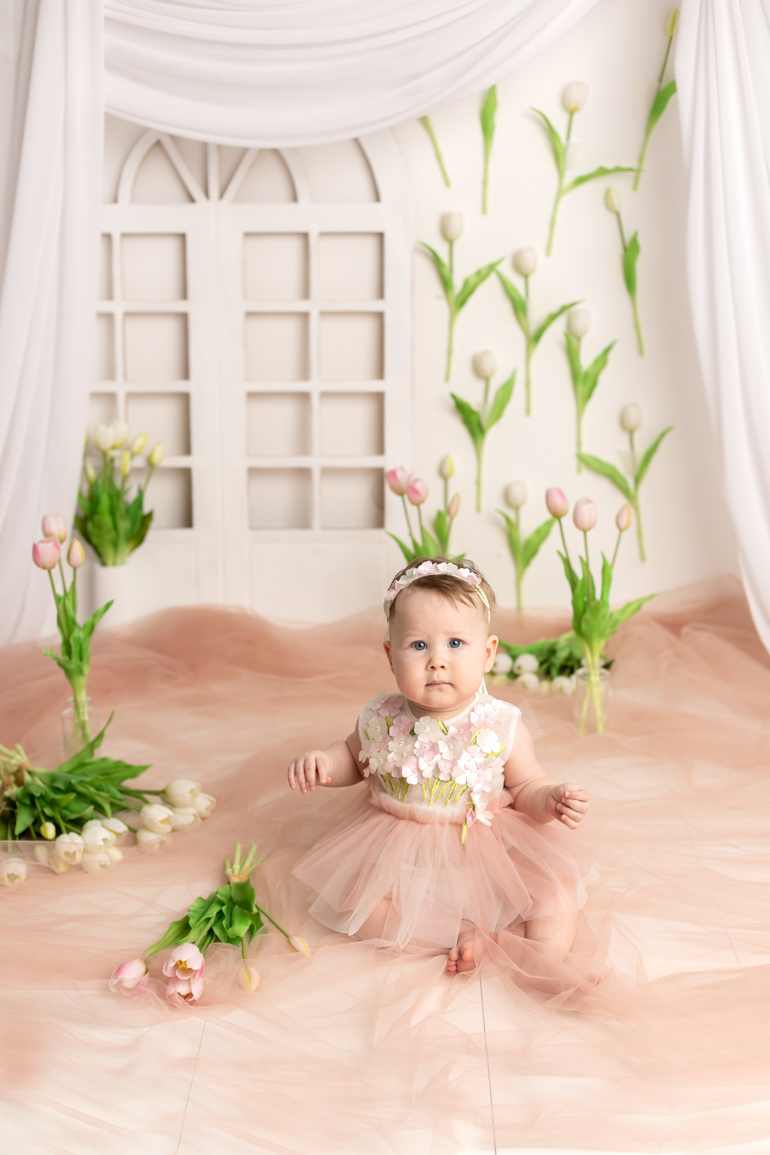 Весенний фотопроект для детей с рождения до года. Фотограф новорожденных, детский фотограф в г. Оренбурге Екатерина Козлова