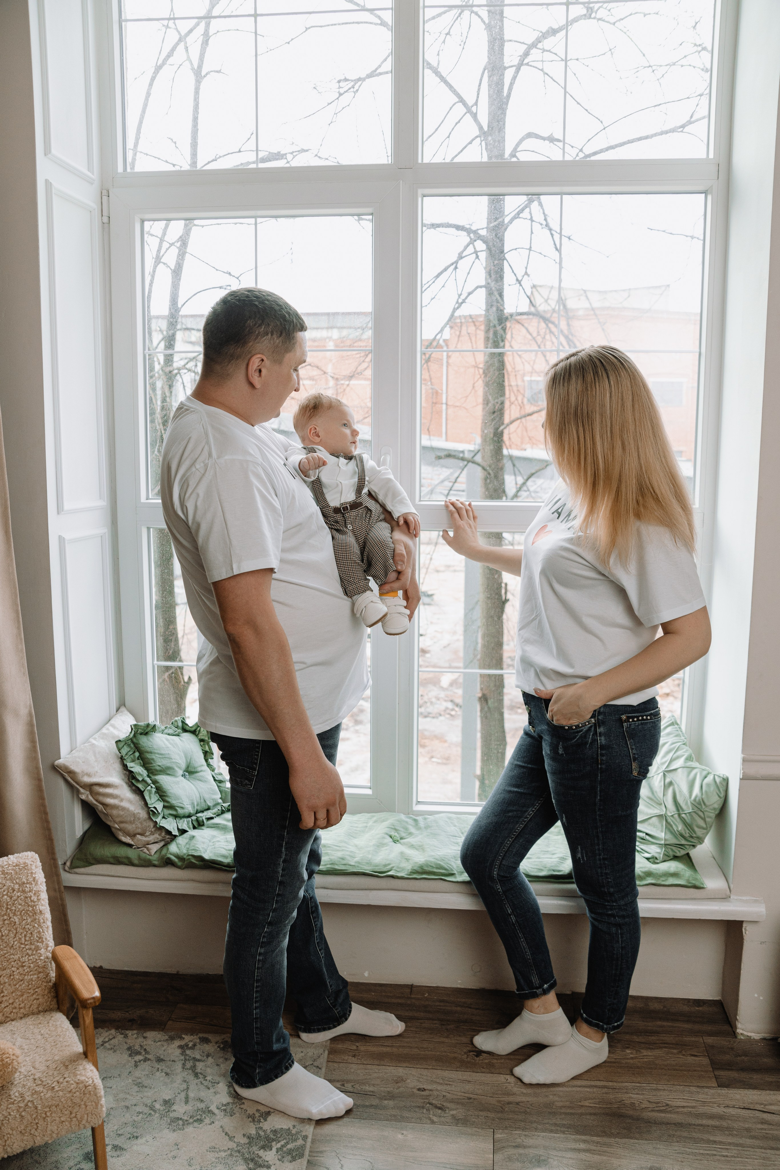Юлия, Алексей и маленький Максим. Фотограф Воронеж Варвара