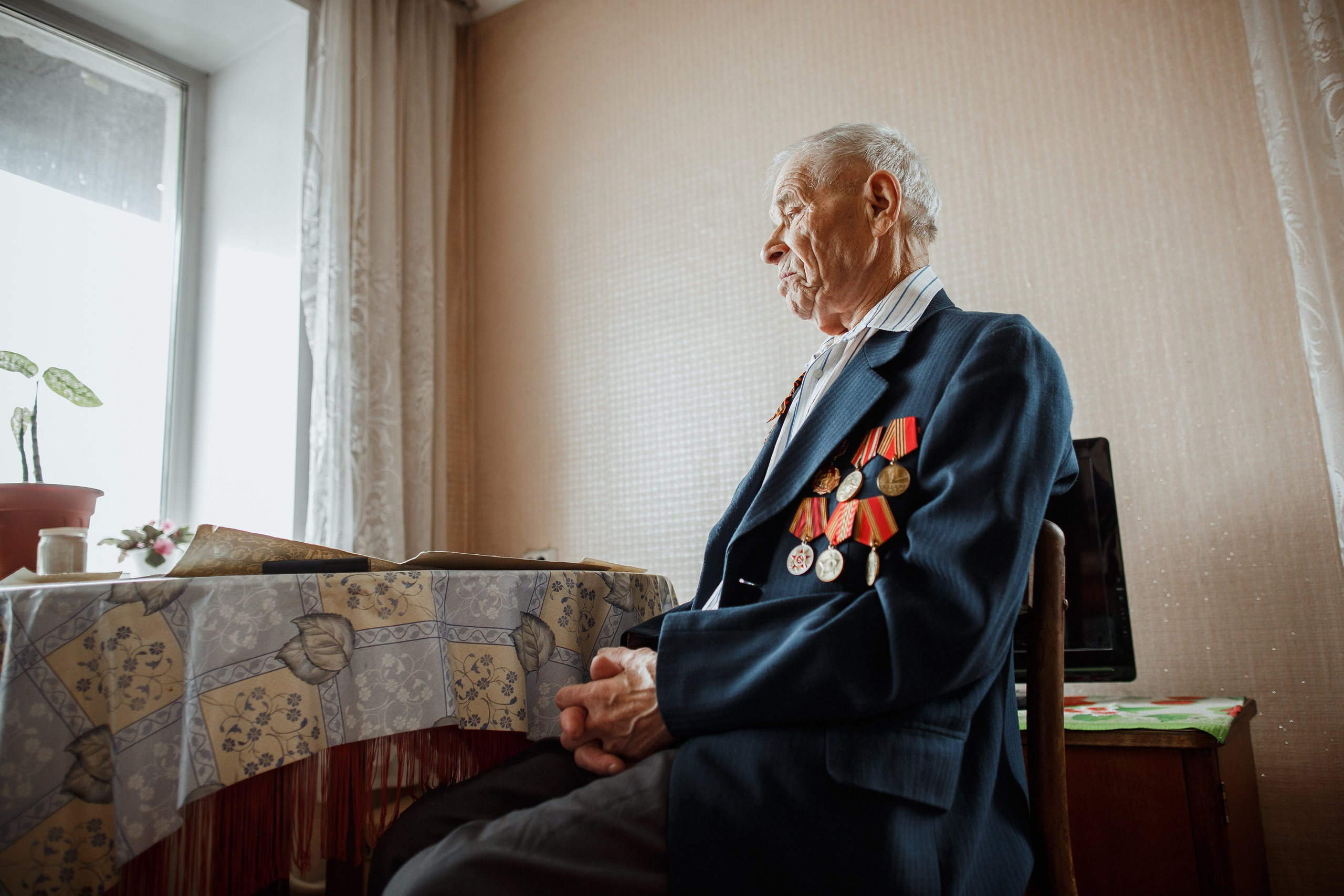 Ветеран Великой Отечественной Войны, портрет