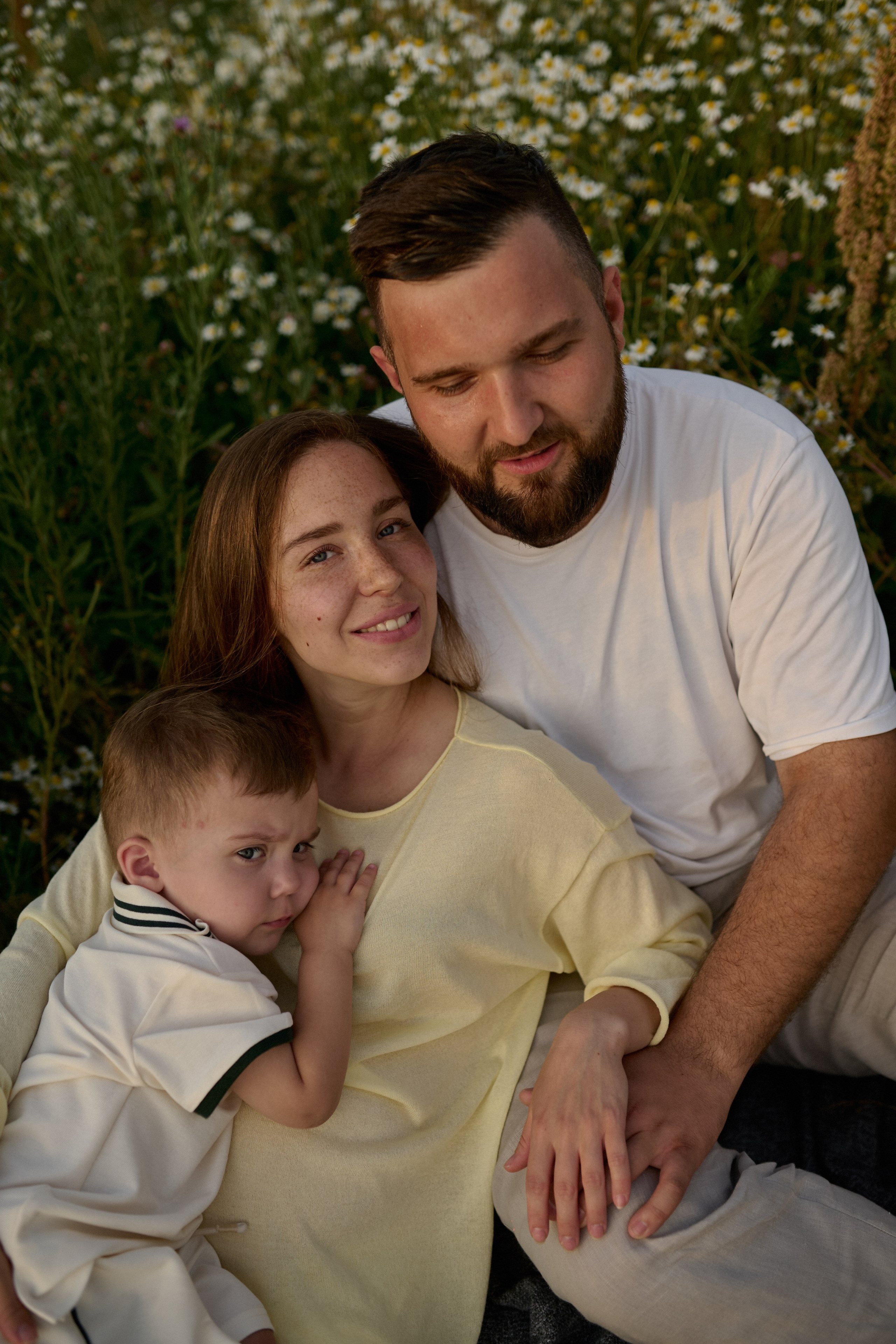 Рома, Оля, Максим и ромашки. Семейный и свадебный lifestyle-фотограф в Москве Мария Петрова
