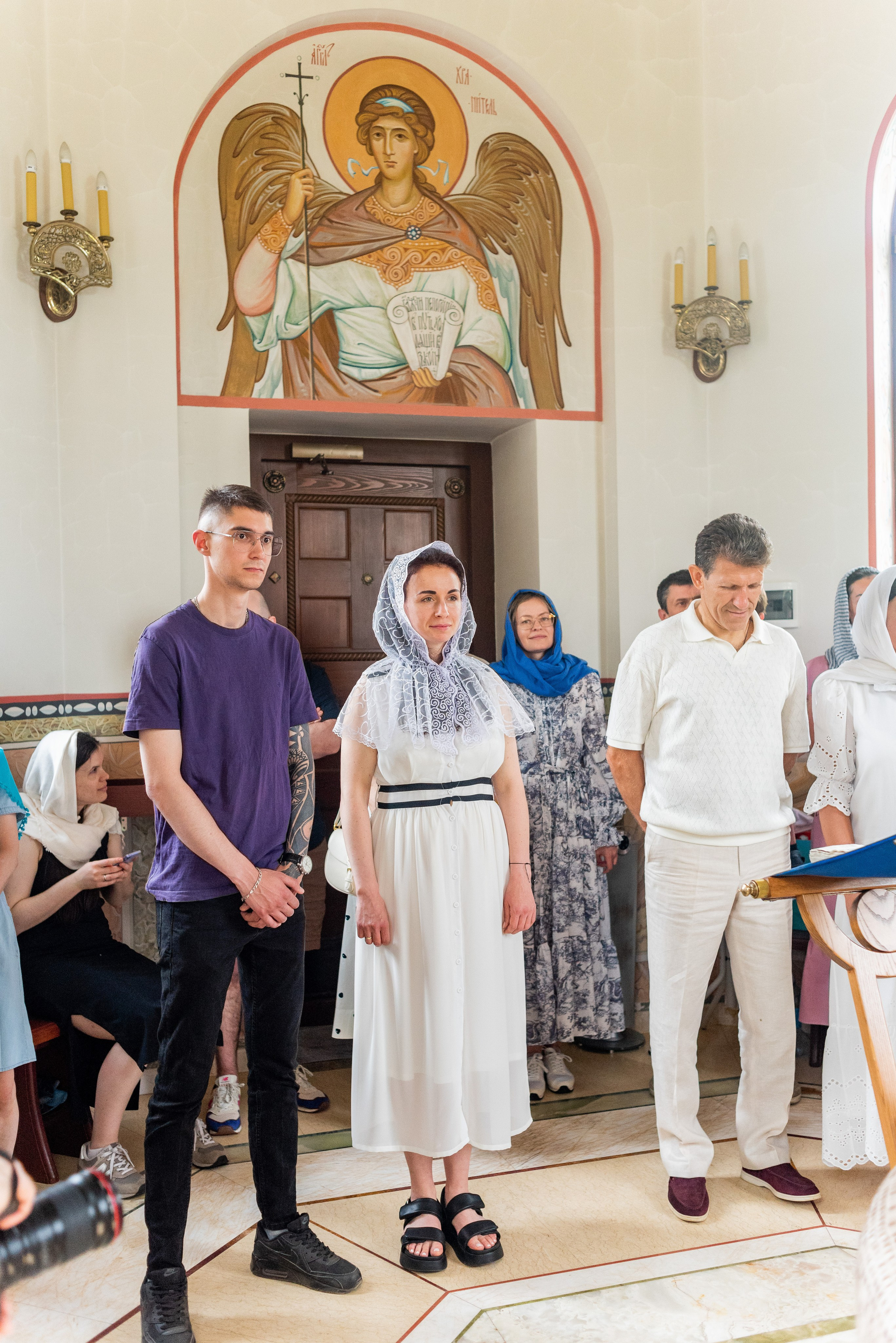 Крещение Ники. Фотограф Юлия Попова