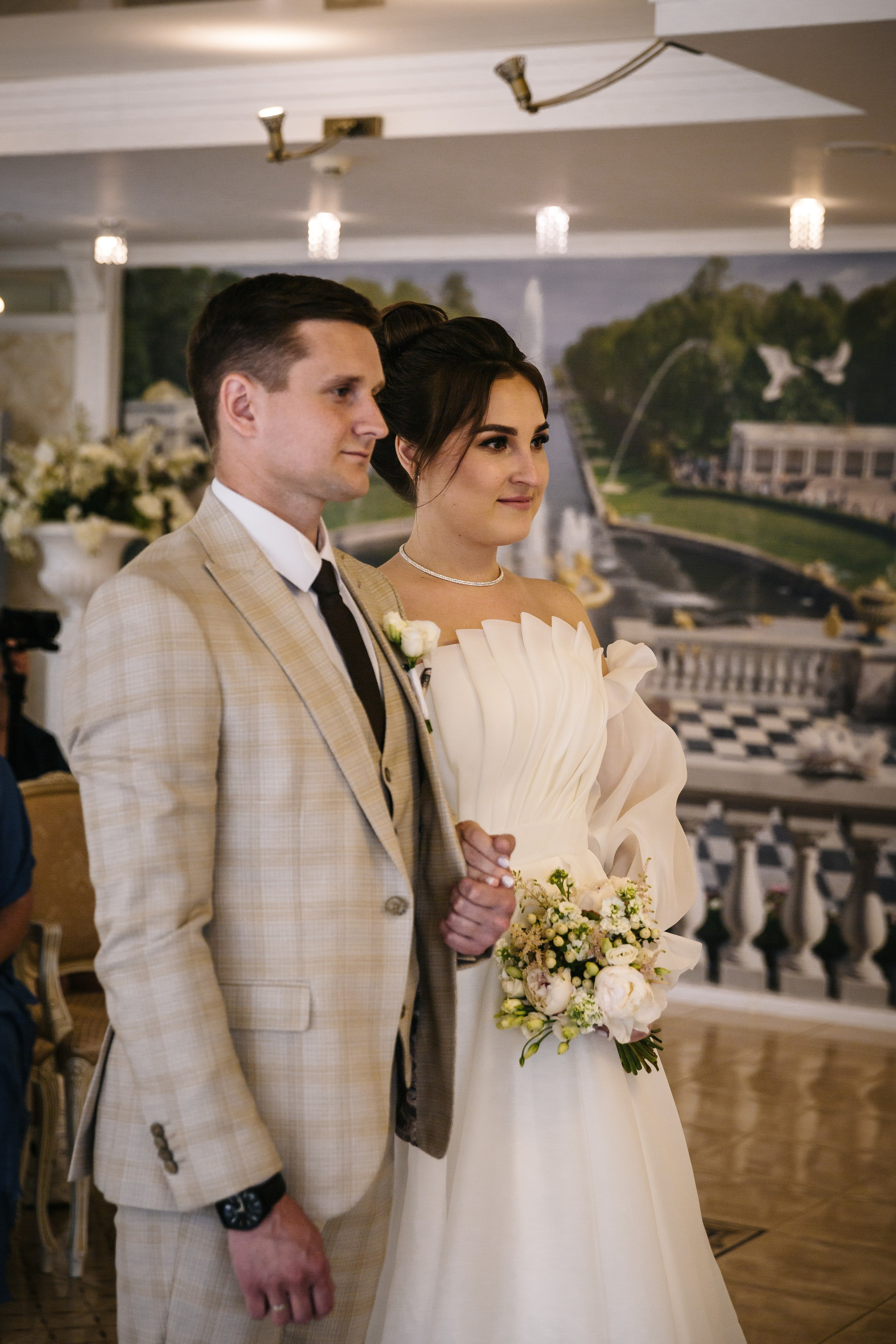 ДВОРЕЦ № 4 Петергоф | Июль, Нижний парк. Свадебный фотограф в Санкт-Петербурге Полина Корзухина