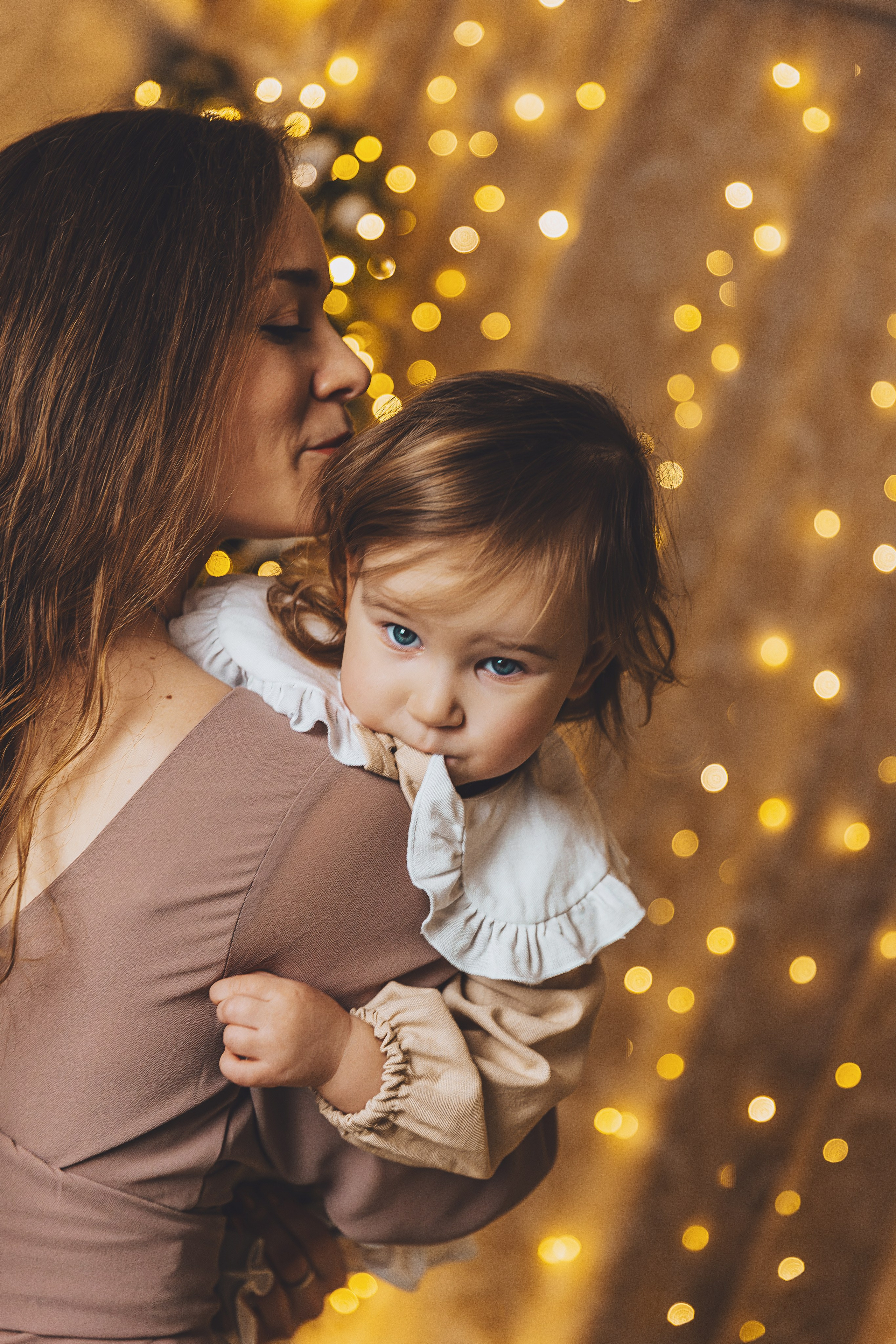 Семейная новогодняя домашняя фотосессия. Семейный и женский фотограф в Москве Надежда Воробьева