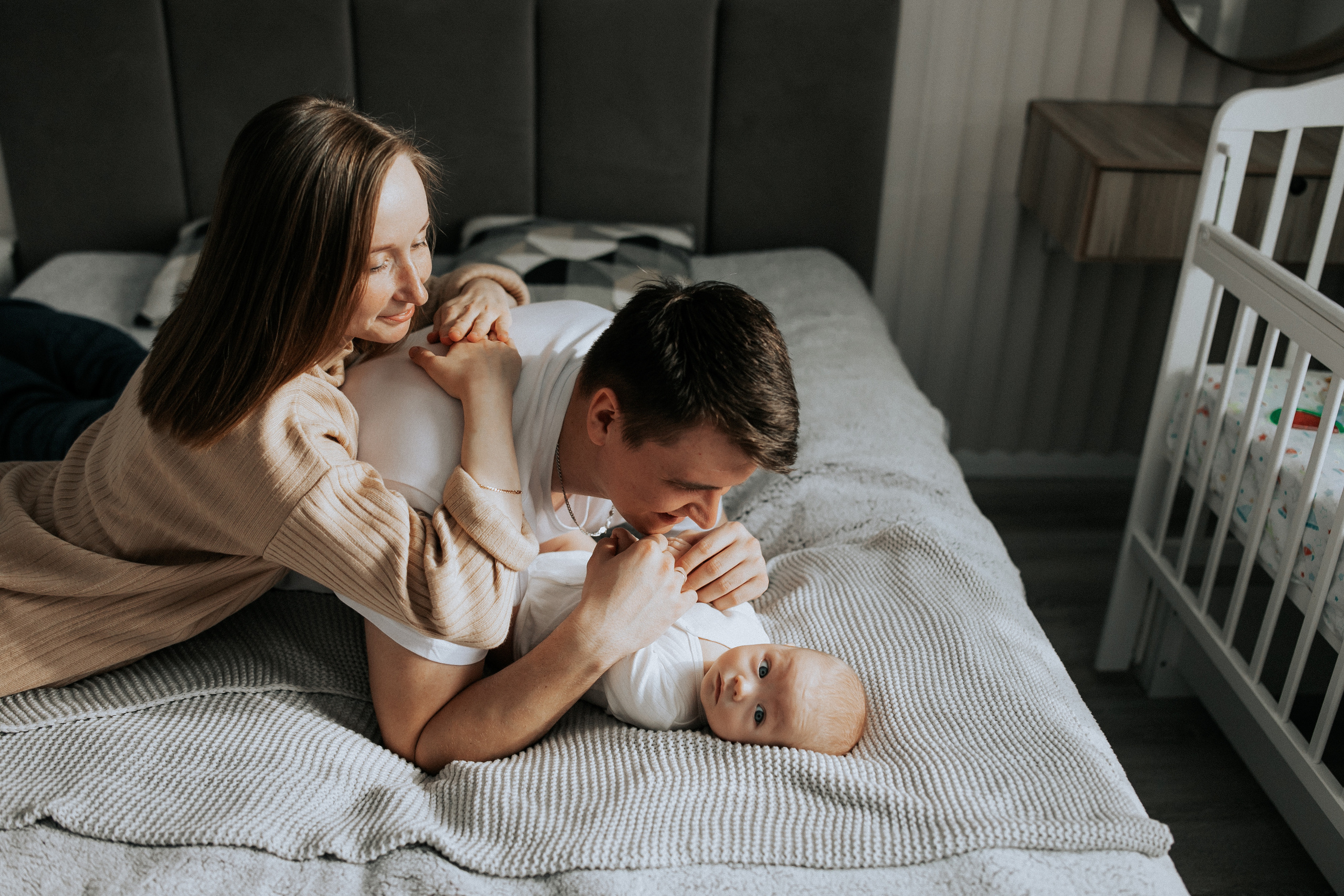 Мама, папа и Миша. Фотограф в Тюмени Пушкарева Анастасия