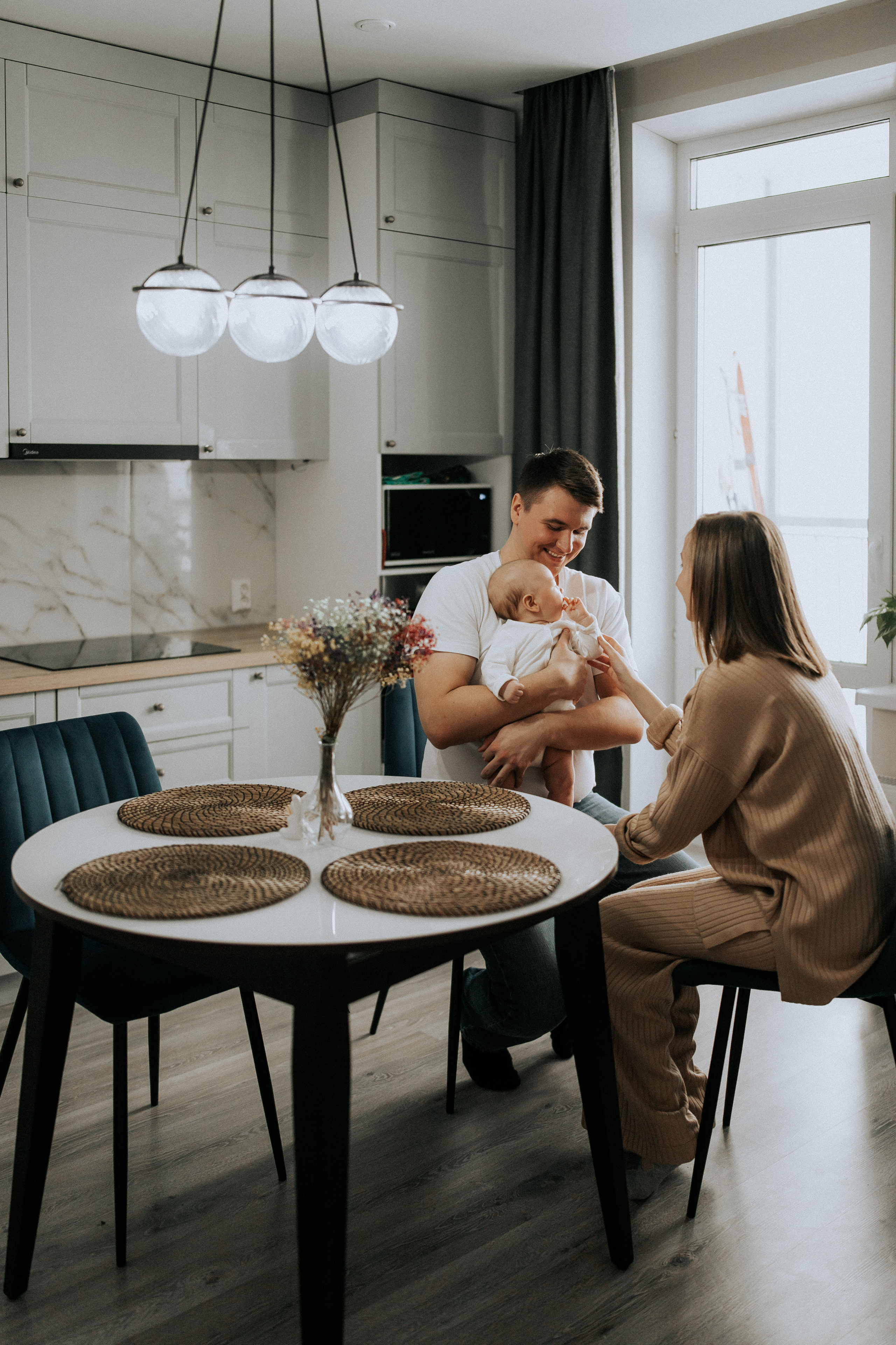 Мама, папа и Миша. Фотограф в Тюмени Пушкарева Анастасия