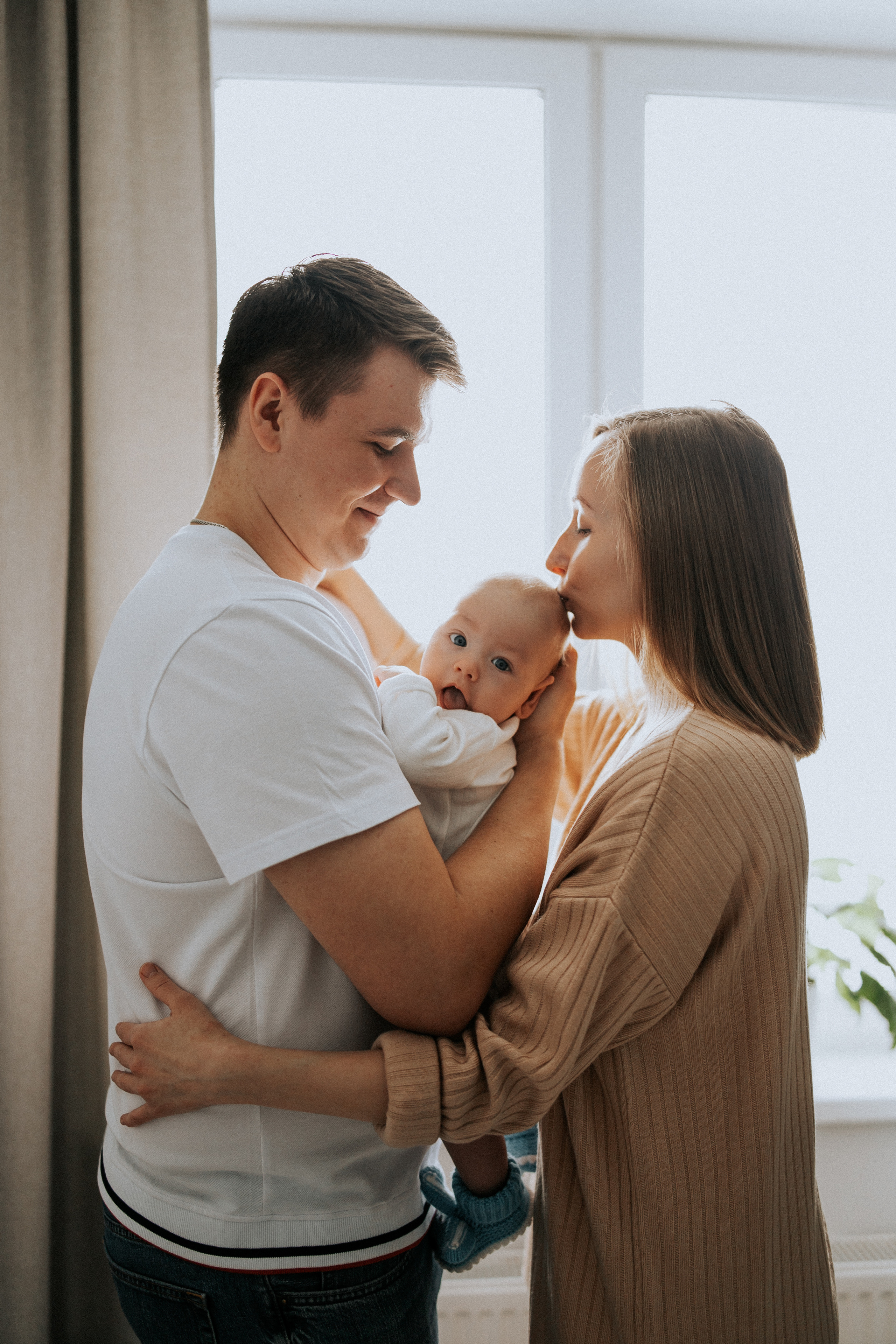 Мама, папа и Миша. Фотограф в Тюмени Пушкарева Анастасия