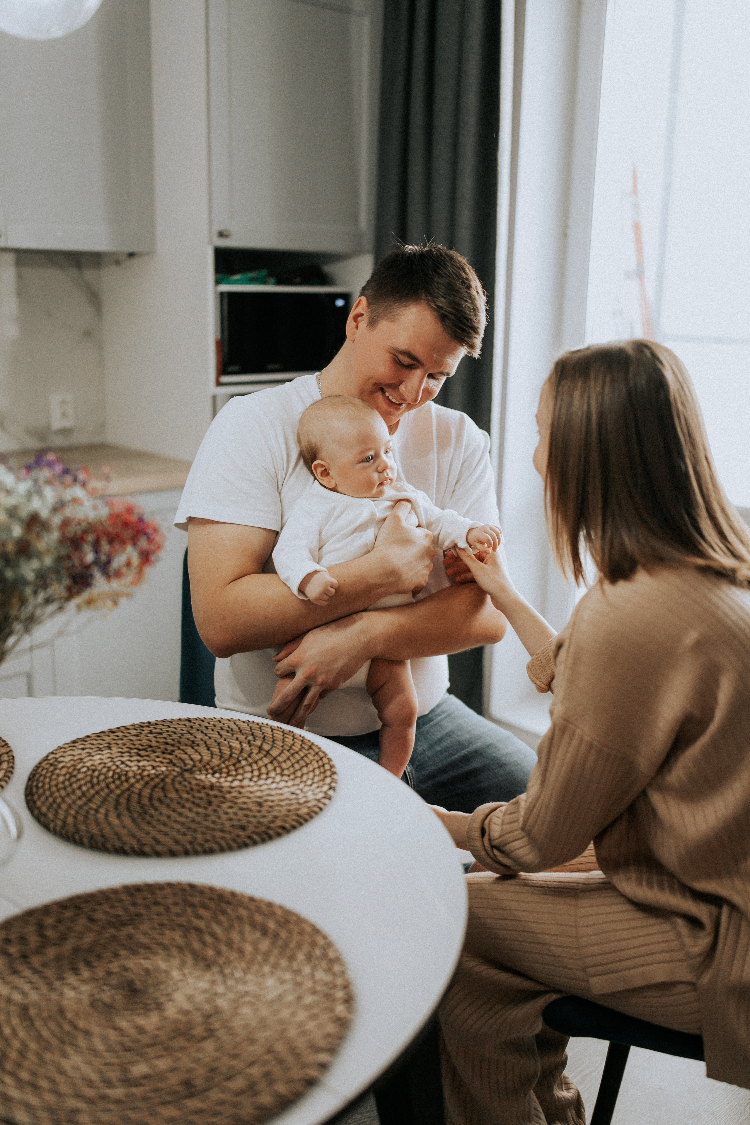 Мама, папа и Миша. Фотограф в Тюмени Пушкарева Анастасия