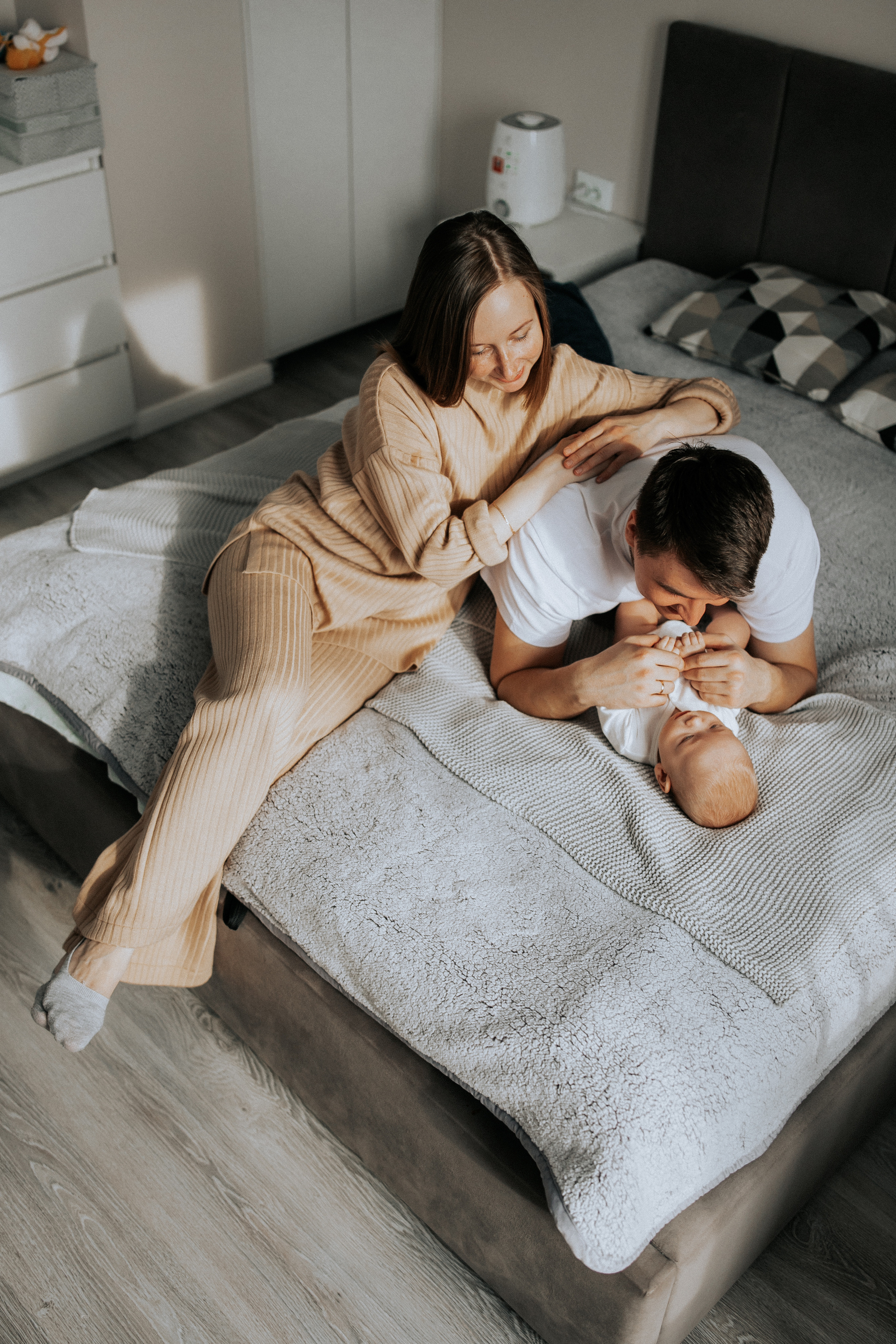 Мама, папа и Миша. Фотограф в Тюмени Пушкарева Анастасия