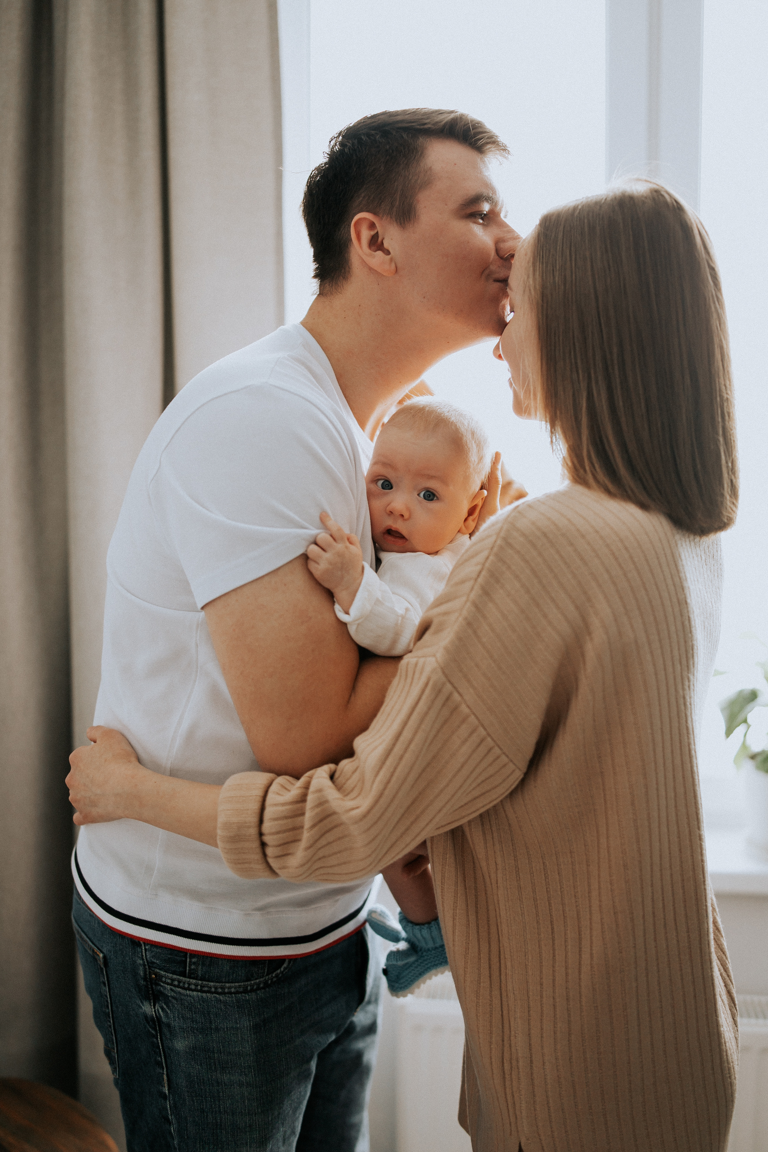 Мама, папа и Миша. Фотограф в Тюмени Пушкарева Анастасия