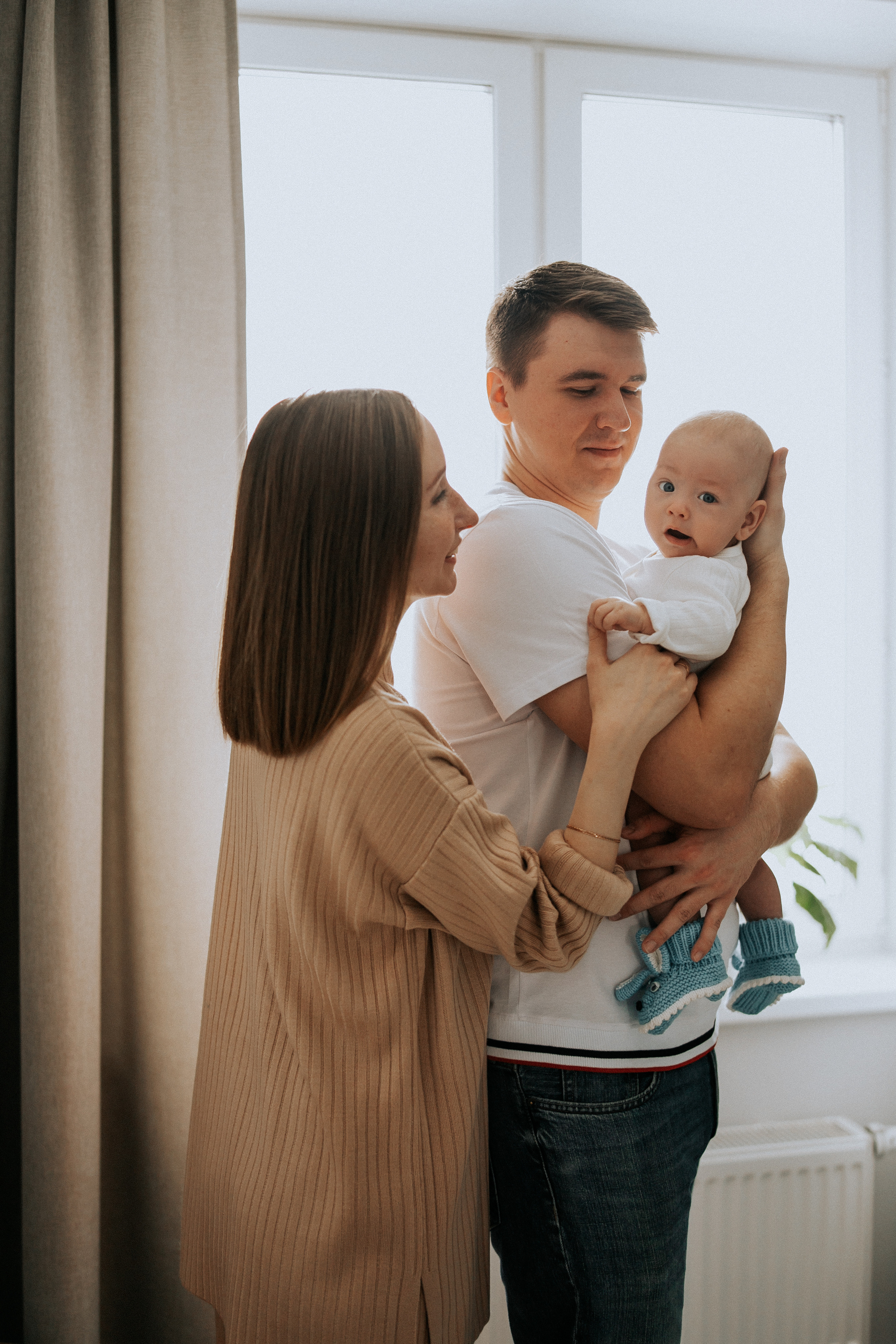 Мама, папа и Миша. Фотограф в Тюмени Пушкарева Анастасия