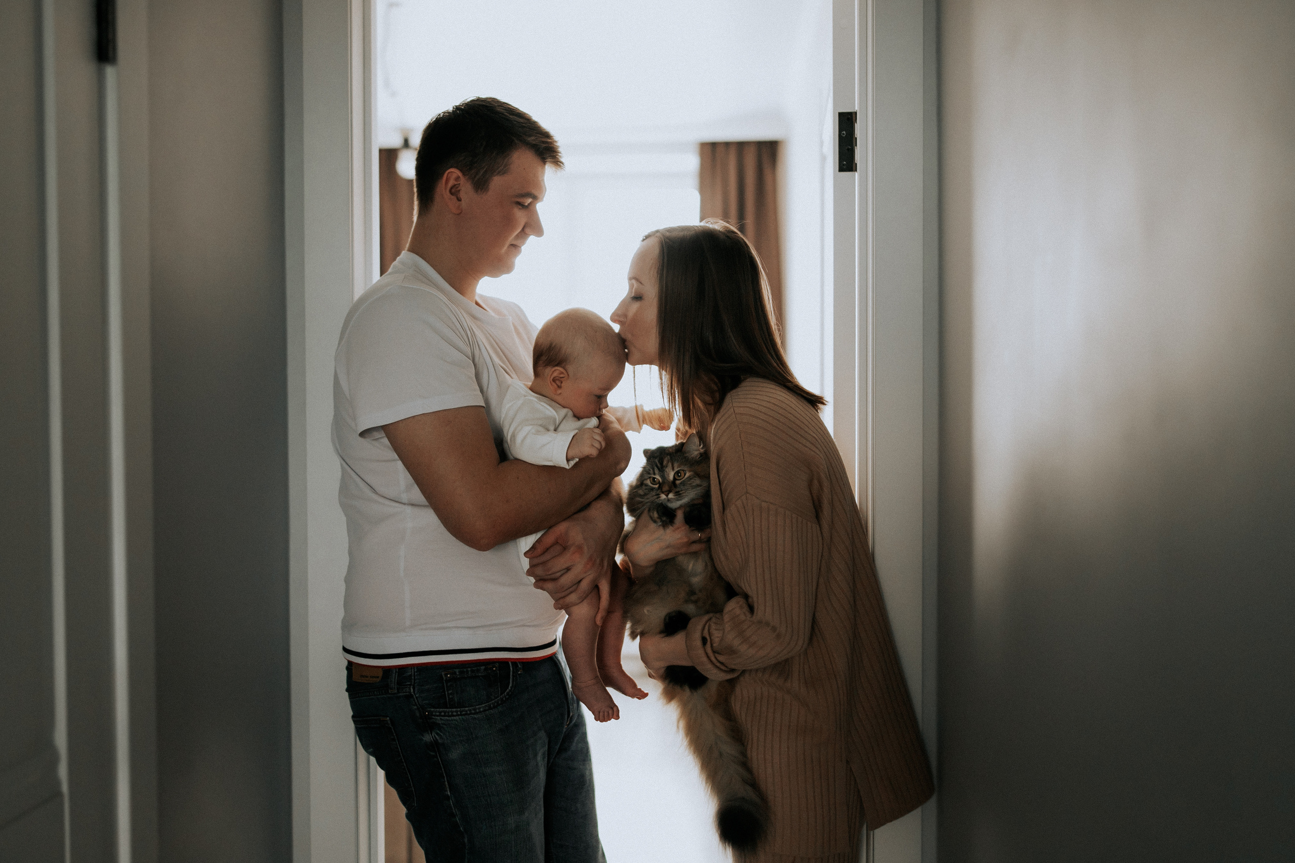 Мама, папа и Миша. Фотограф в Тюмени Пушкарева Анастасия