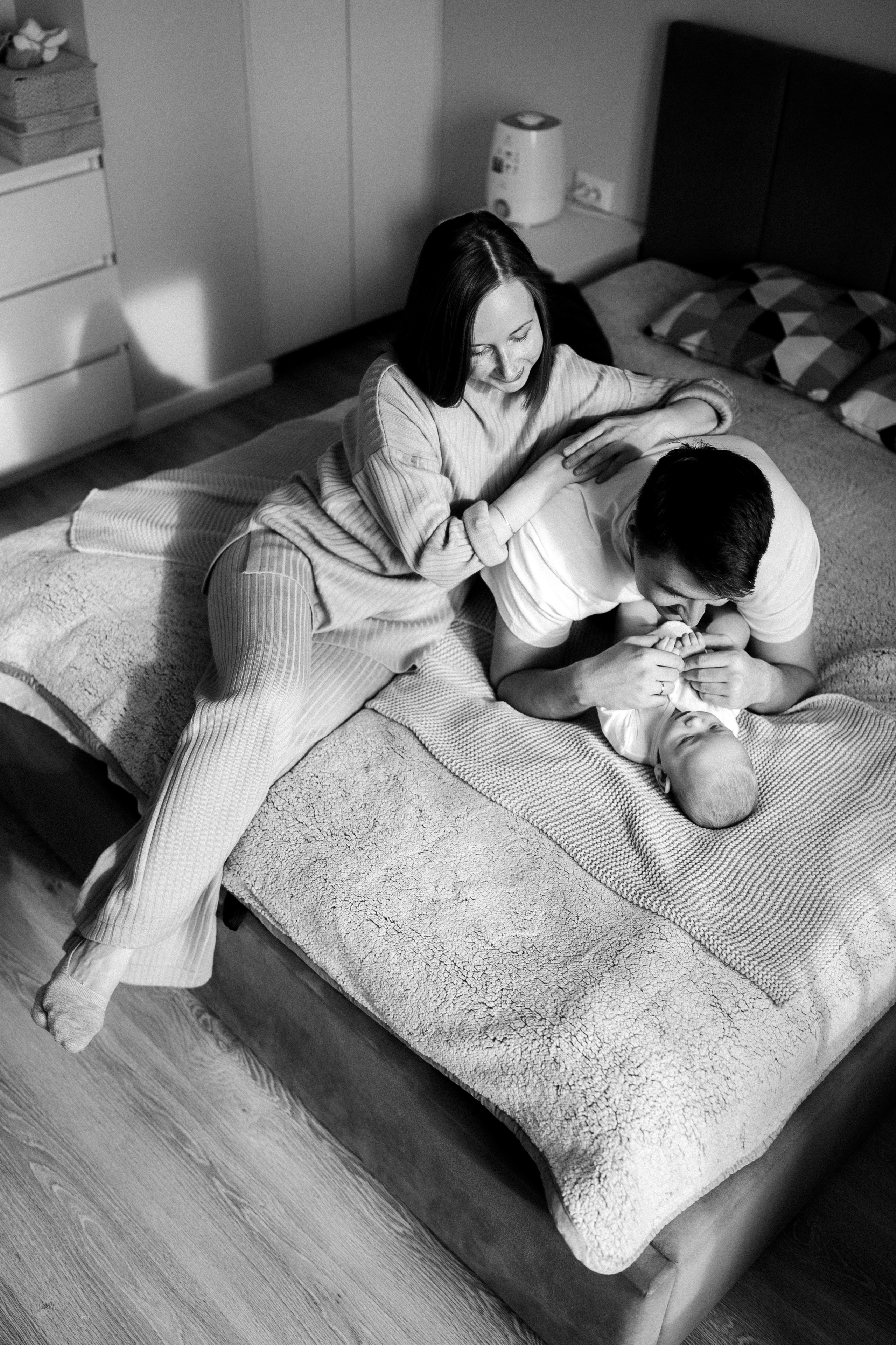 Мама, папа и Миша. Фотограф в Тюмени Пушкарева Анастасия