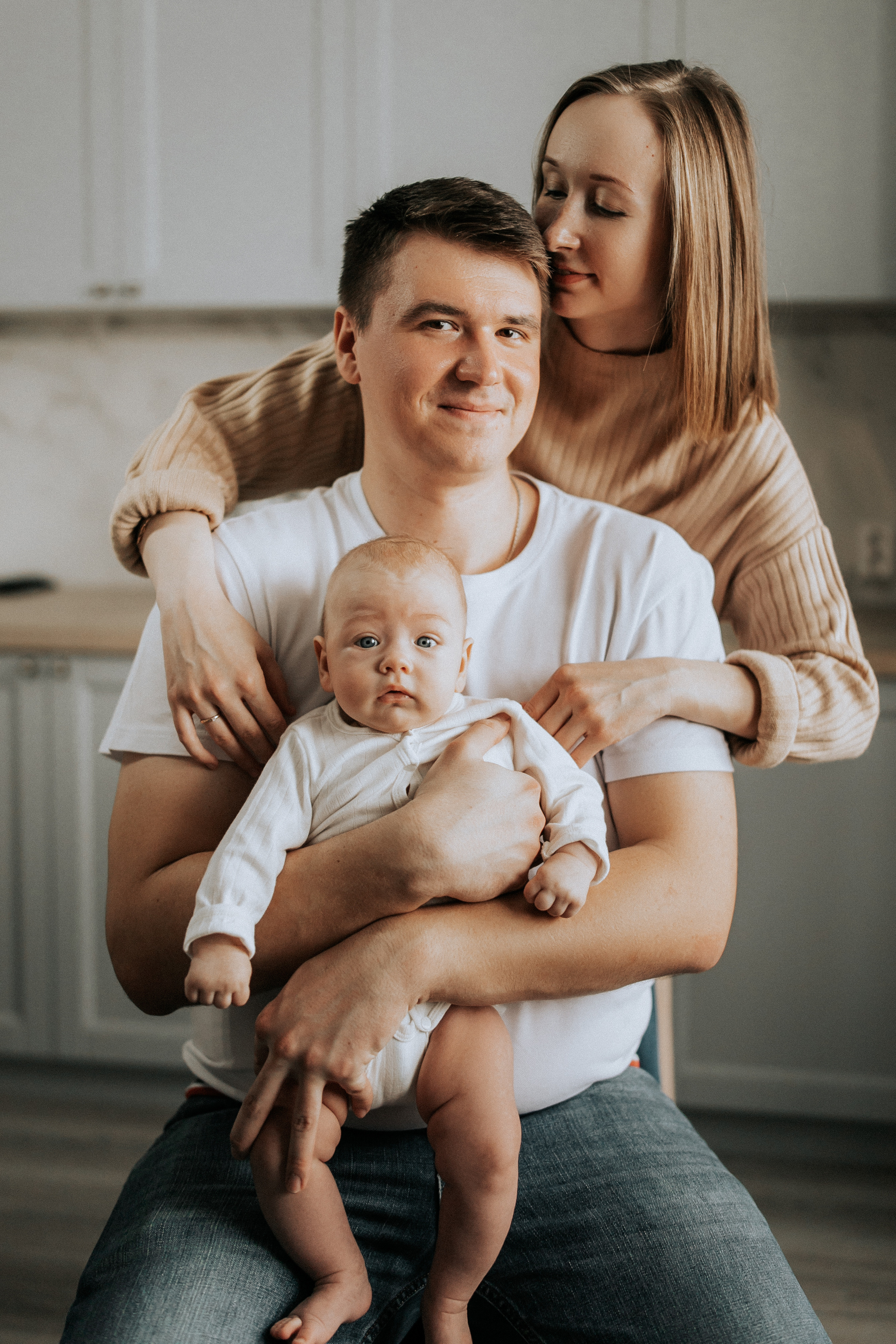 Мама, папа и Миша. Фотограф в Тюмени Пушкарева Анастасия