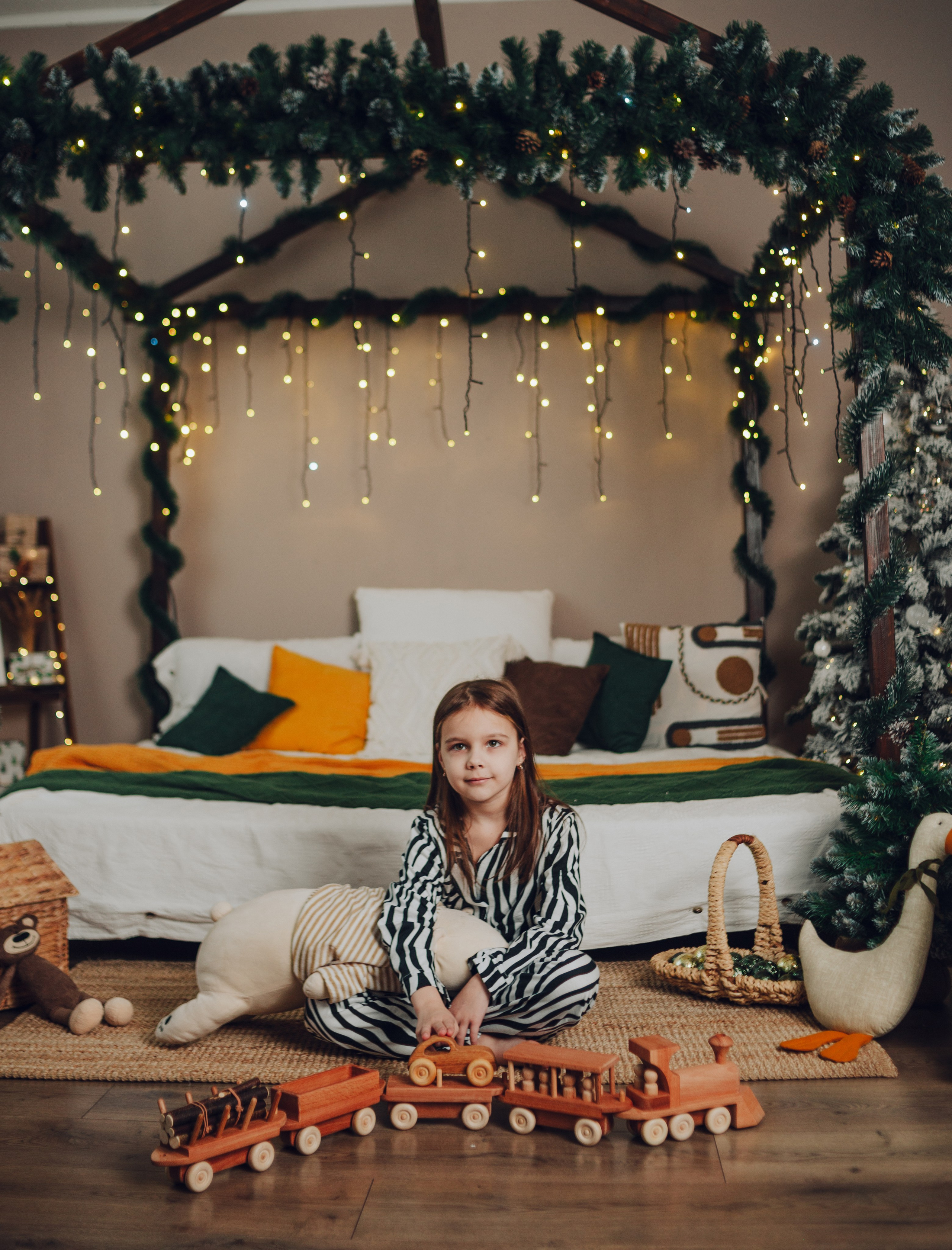 Оля и ее доченьки. Фотограф Брянск