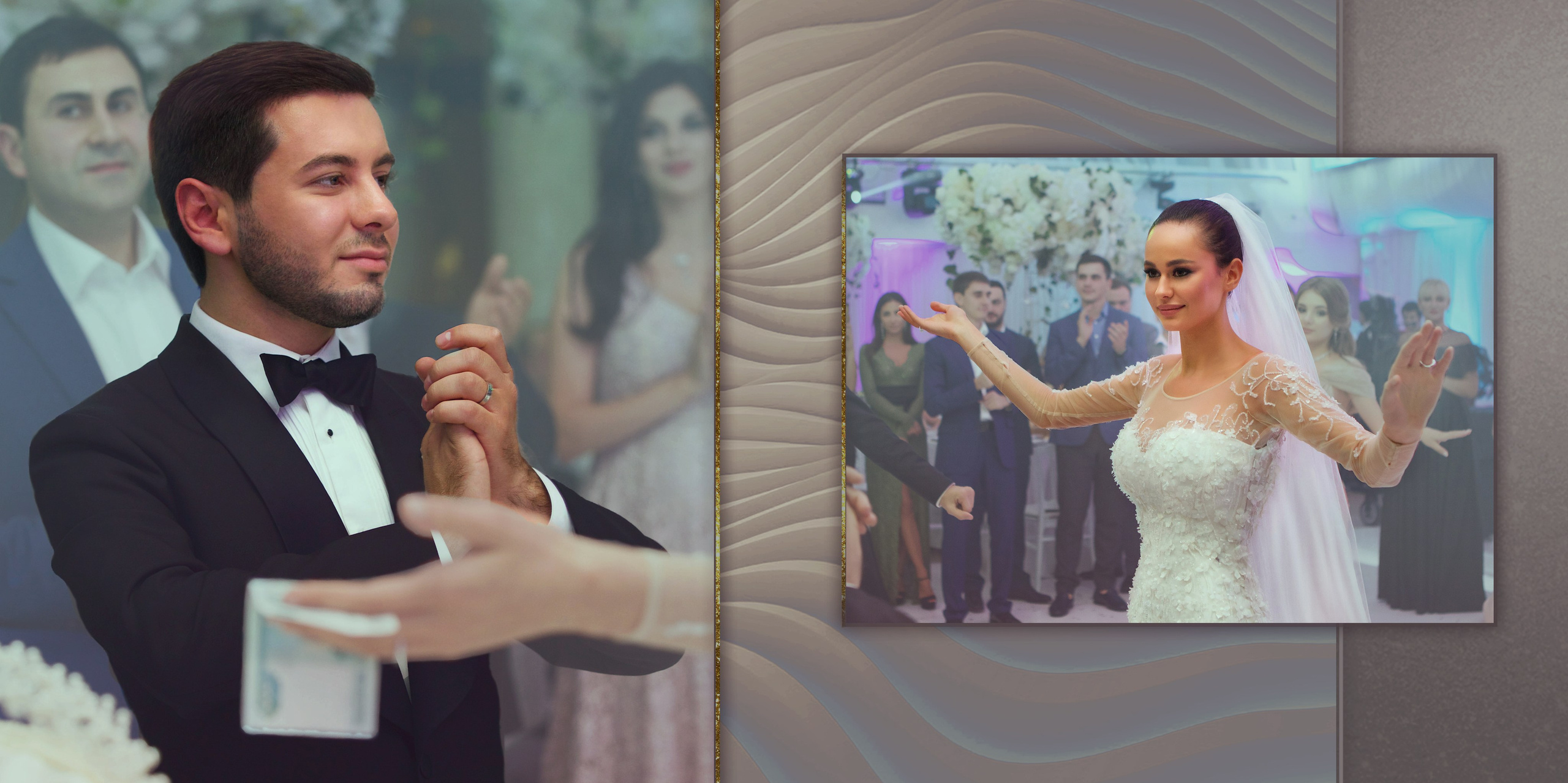 Свадебная фотокнига. Фотограф Кирсанова Наталия. Фотохудожник Наталия Кирсанова