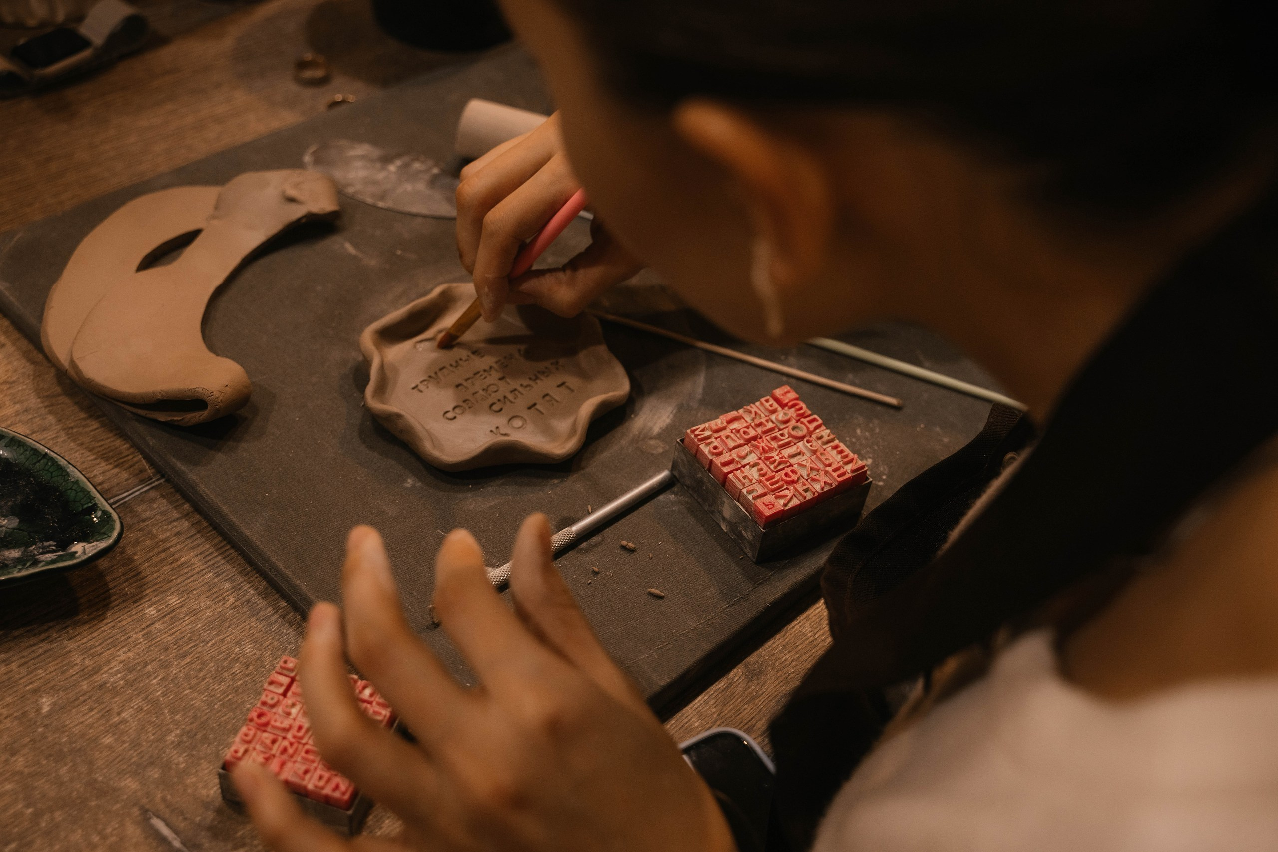 День рождения в гончарной мастерской. Свадебный, семейный фотограф в Рязани Лена Брант