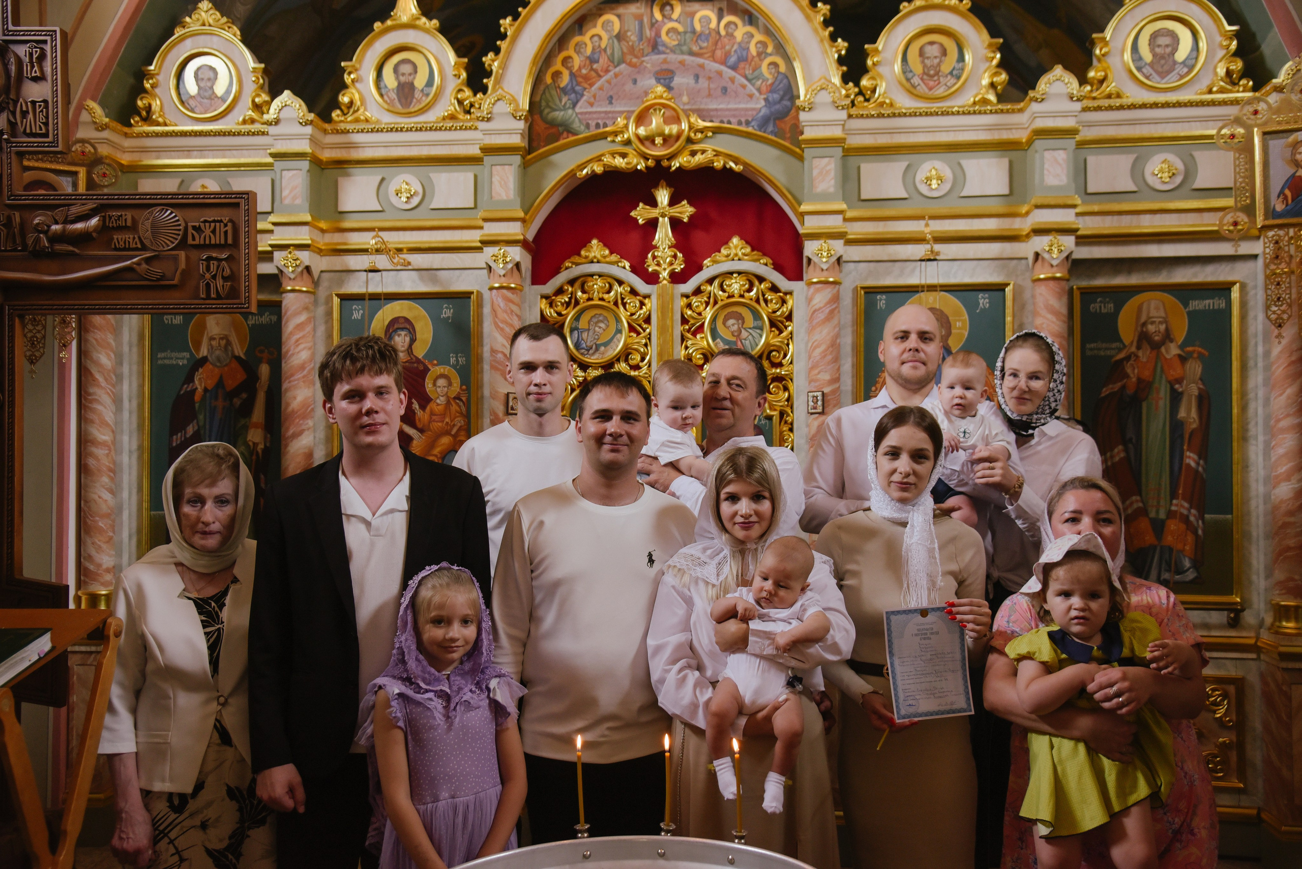 Крещение Вадима. Фотограф Лола Волна, город Москва