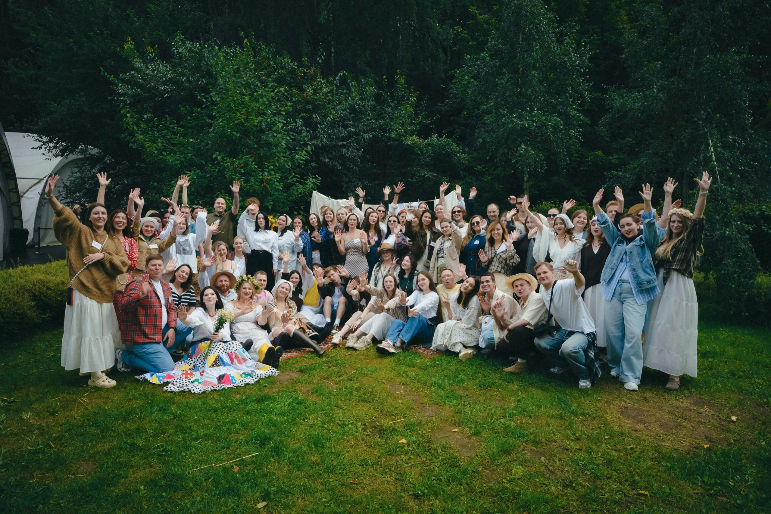 Корпоратив летом под открытым небом. Komonev