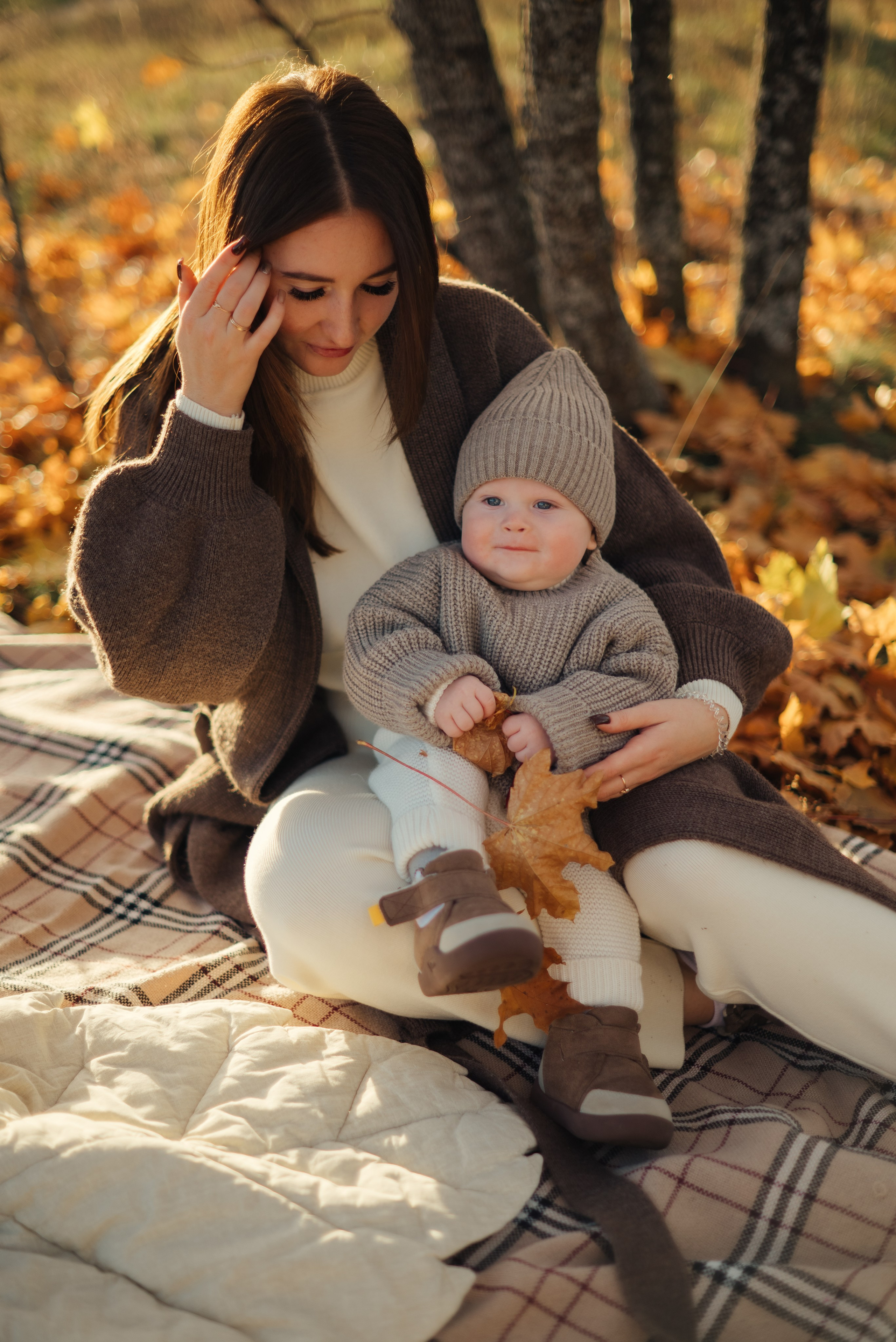 Мамочки осенью. Семейный и детский фотограф в Щелково Алена Дробот