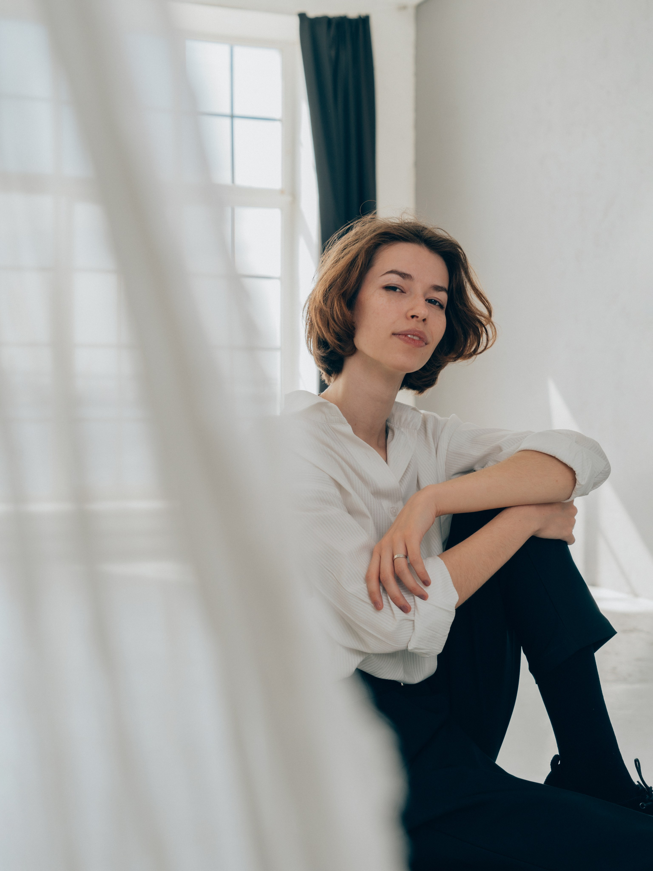 Портретная фотосессия для Полины в фотостудии. Светлана Гопанюк. Портретный фотограф. Санкт-Петербург. СПб