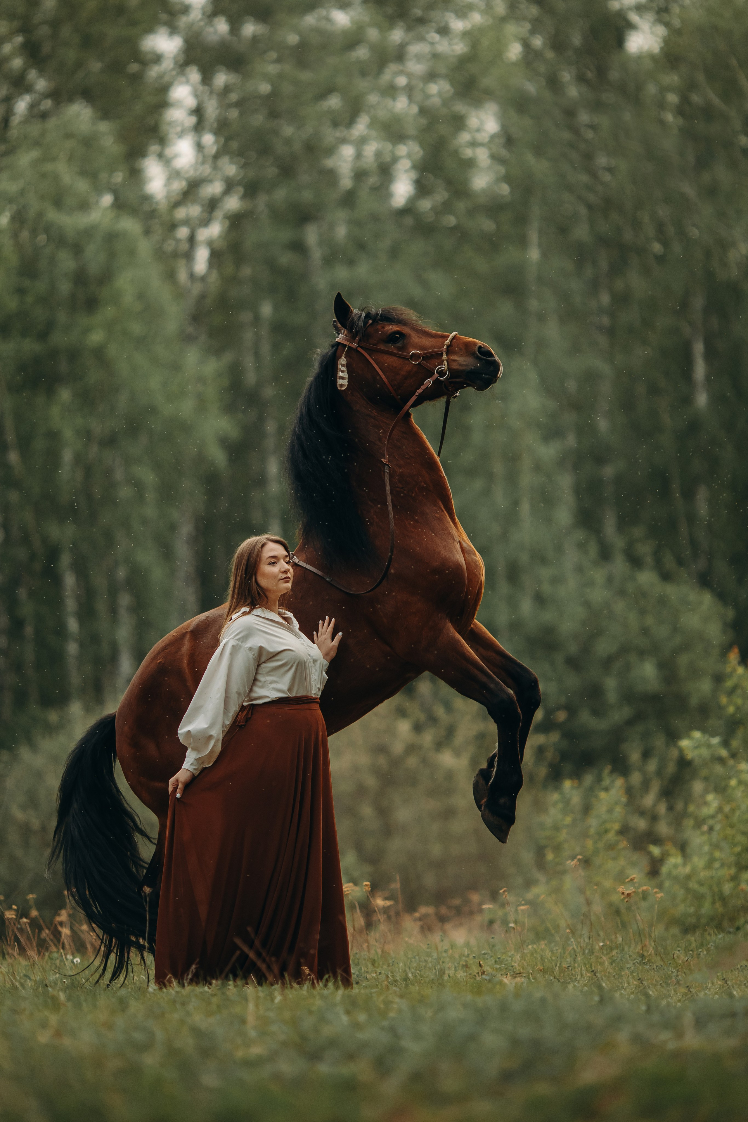 Ксения и Талисман. Анна Молчанова конный фотограф в Тюмени | фотосессии с лошадьми Тюмень