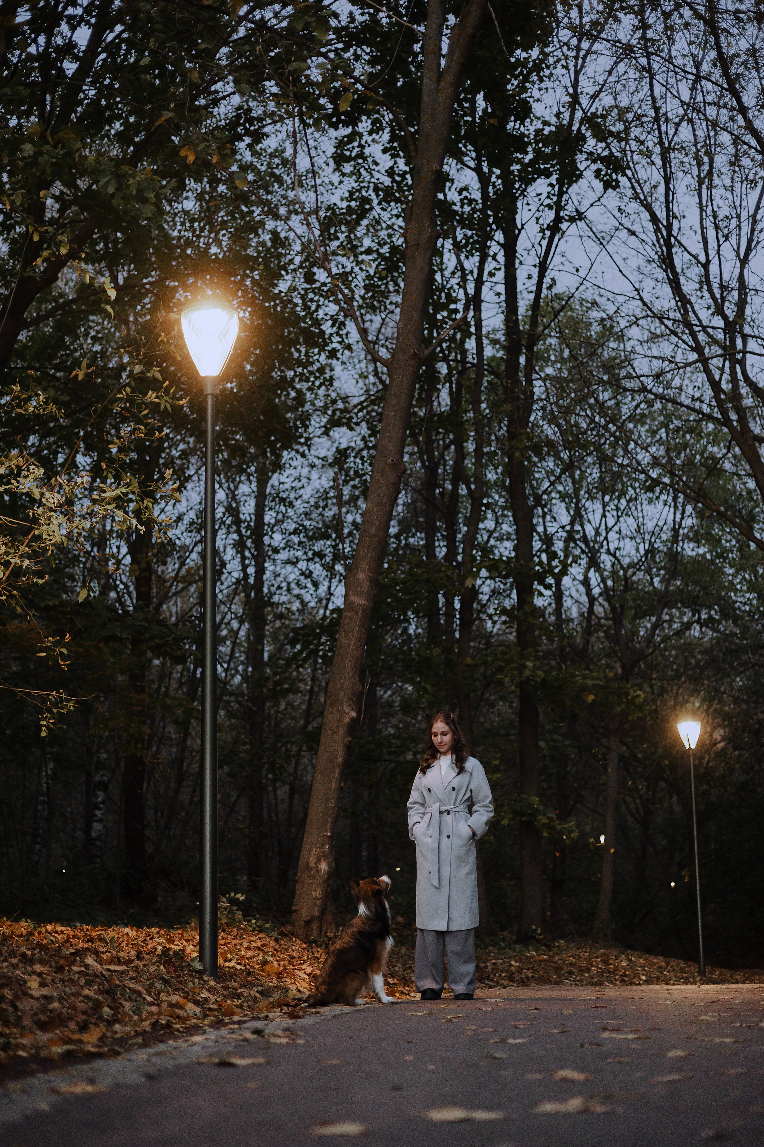 Осенняя съемка Аллы и ее спутника Джея (пакет «Чуть-чуть»). Фотограф Анималист Екатерина Справцева в Нижнем Новгороде