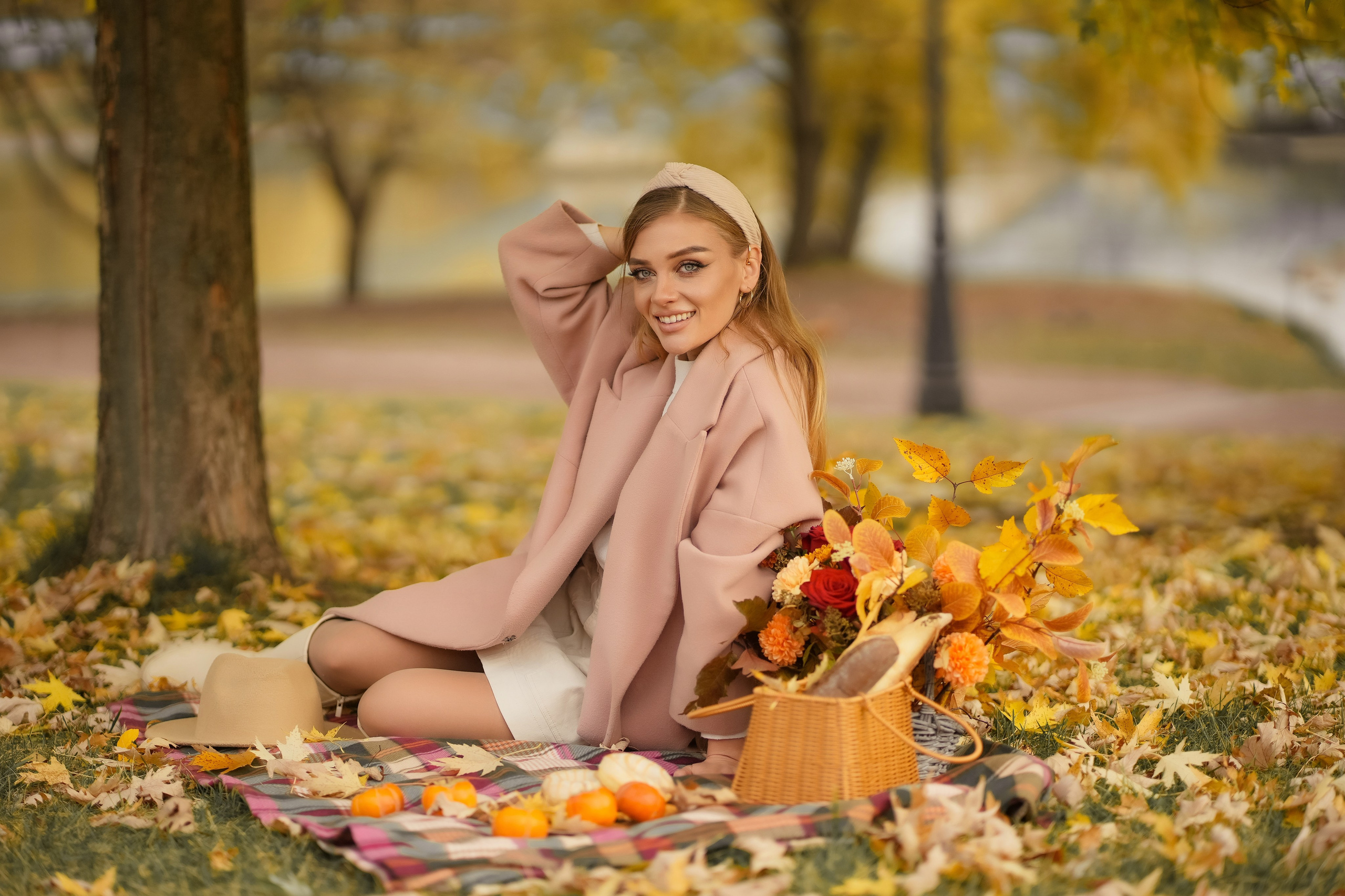 Пикник в парке золотая осень