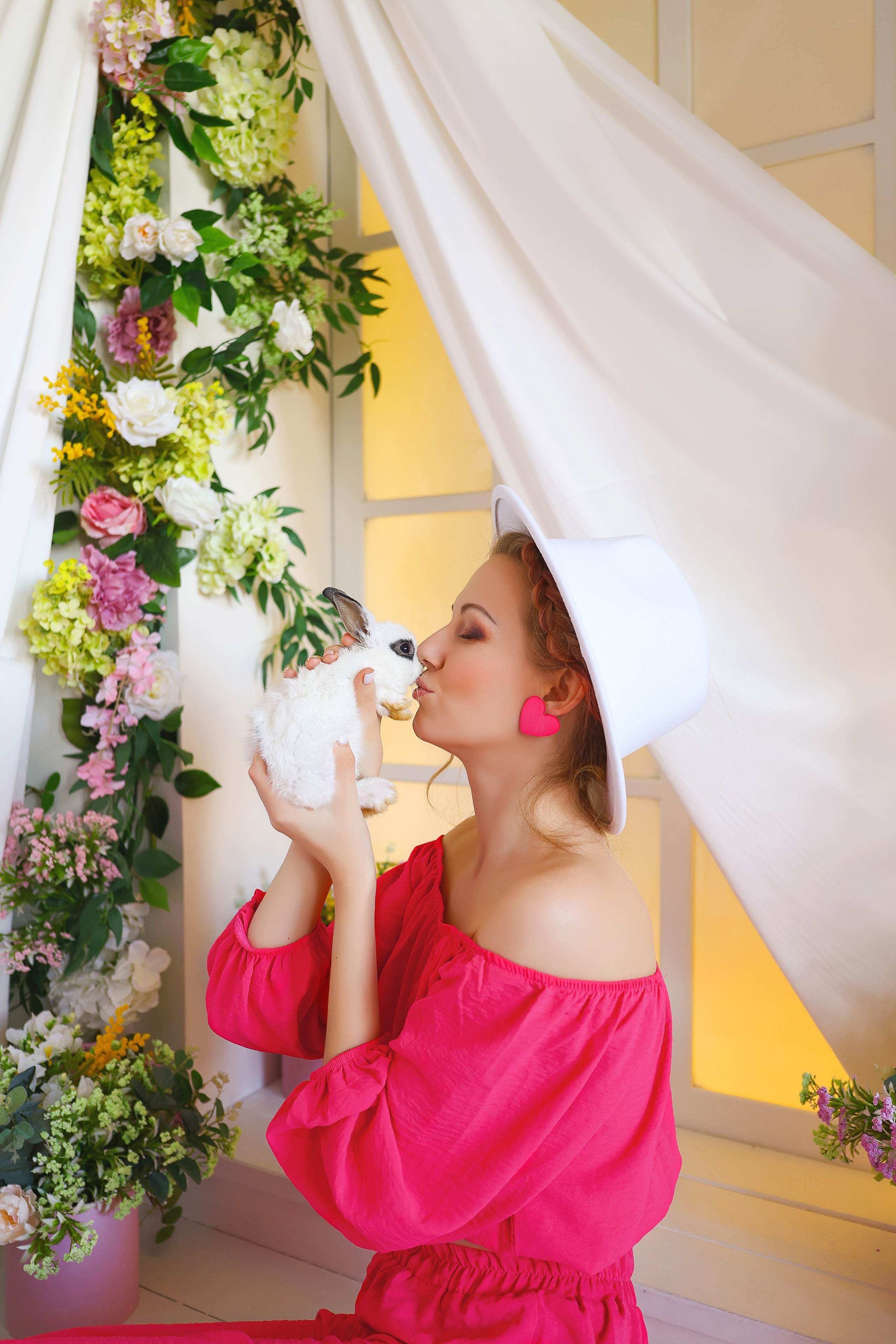 Фотодень с кроликами в фотостудии Glory. Самоед Новосибирск