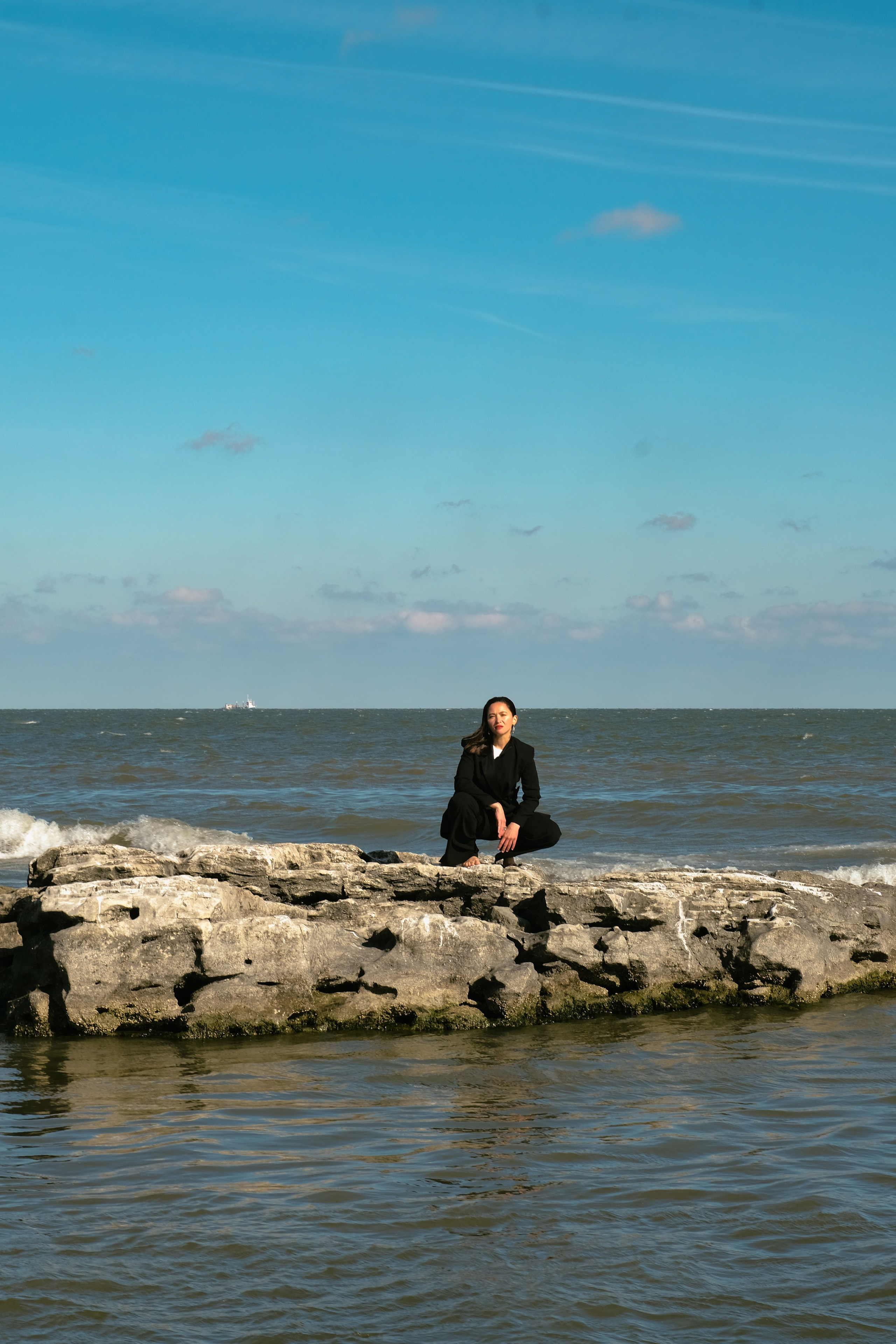 Съемка Джама в море. Контент-фотограф в Махачкале. Марина