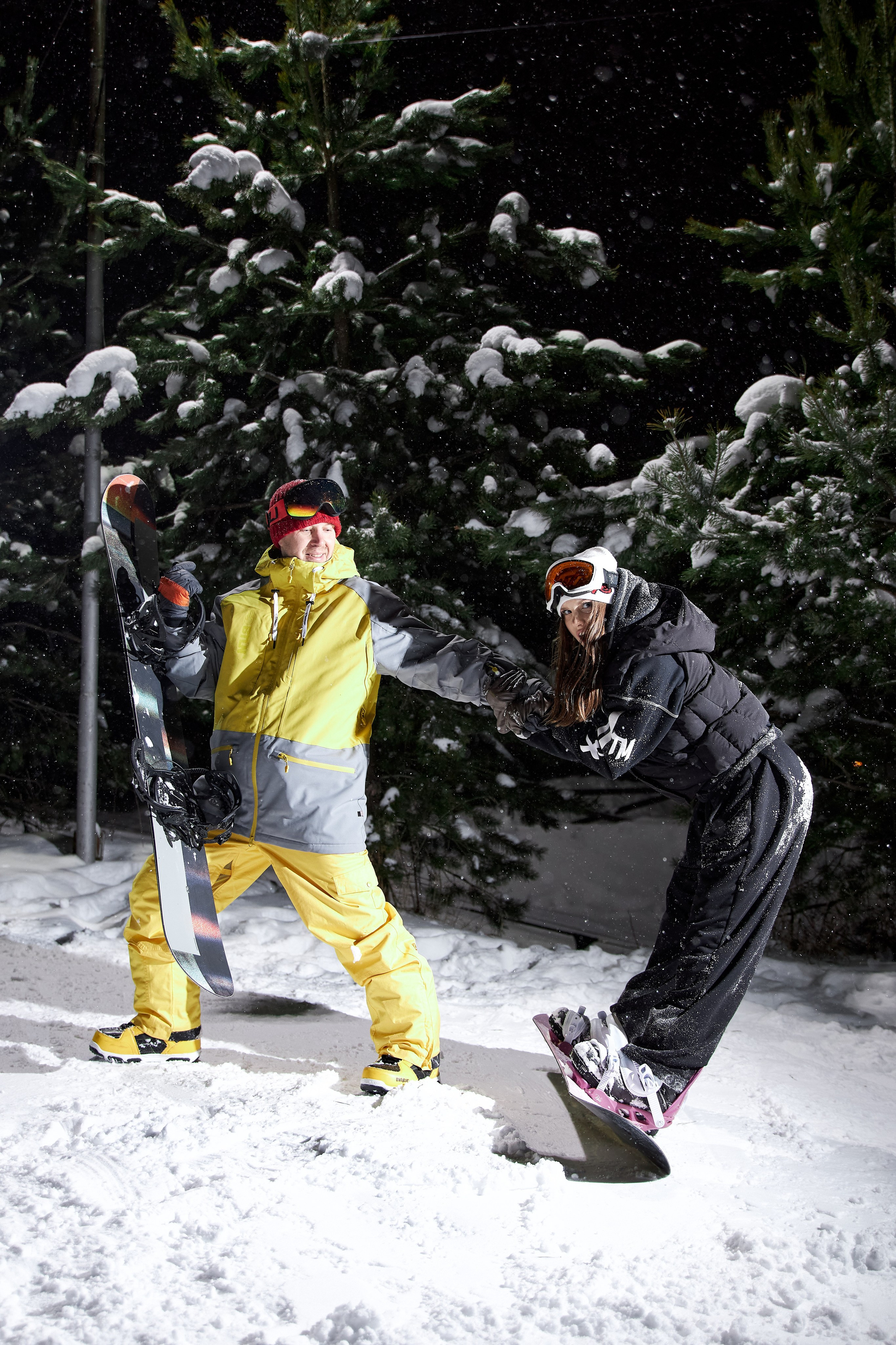 Сноубордисты. Фотограф Алексей Яковлев